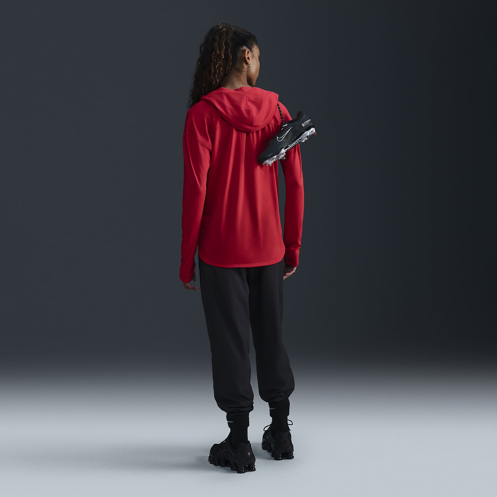 Nike Women's Dri-FIT Long-Sleeve Softball Hoodie