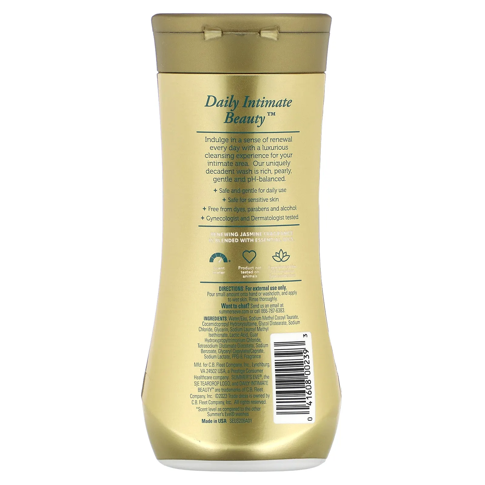 Summer's Eve, Spa, восстанавливающее роскошное средство для душа, жасмин, 354 мл (12 жидк. Унций)