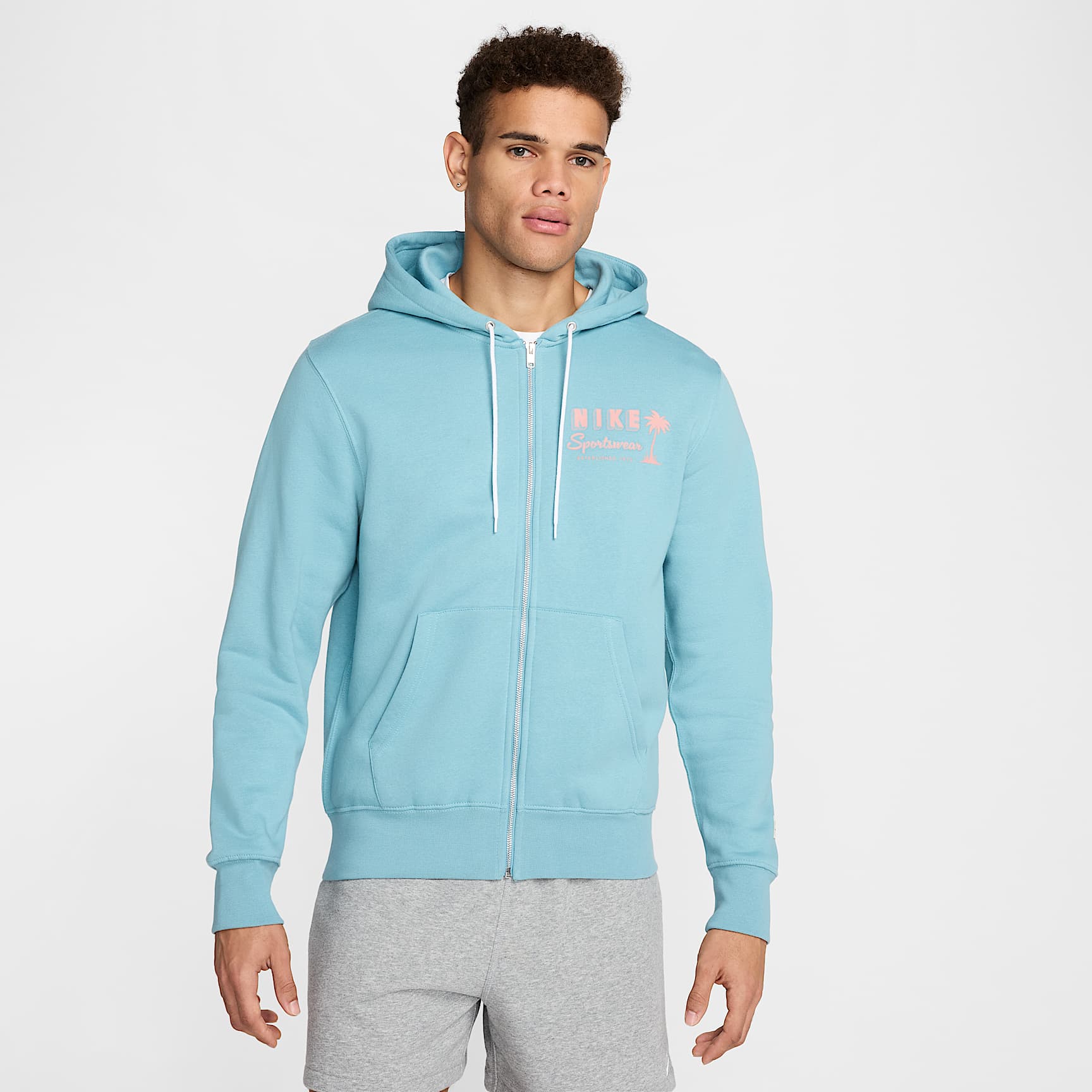 Nike Club Men's Full-Zip Fleece Hoodie