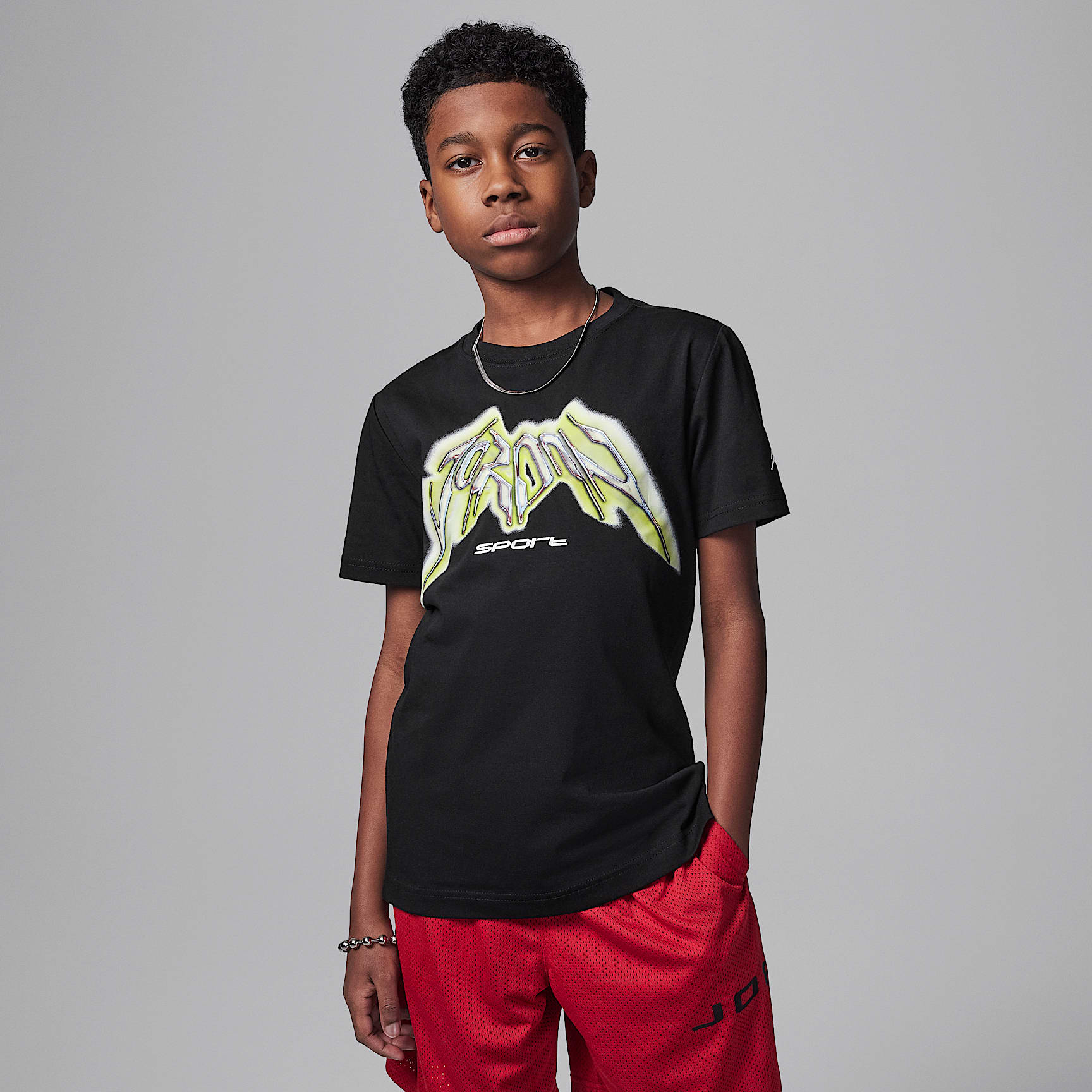 Jordan Dri-FIT Big Kids' Sports Graphic T-Shirt