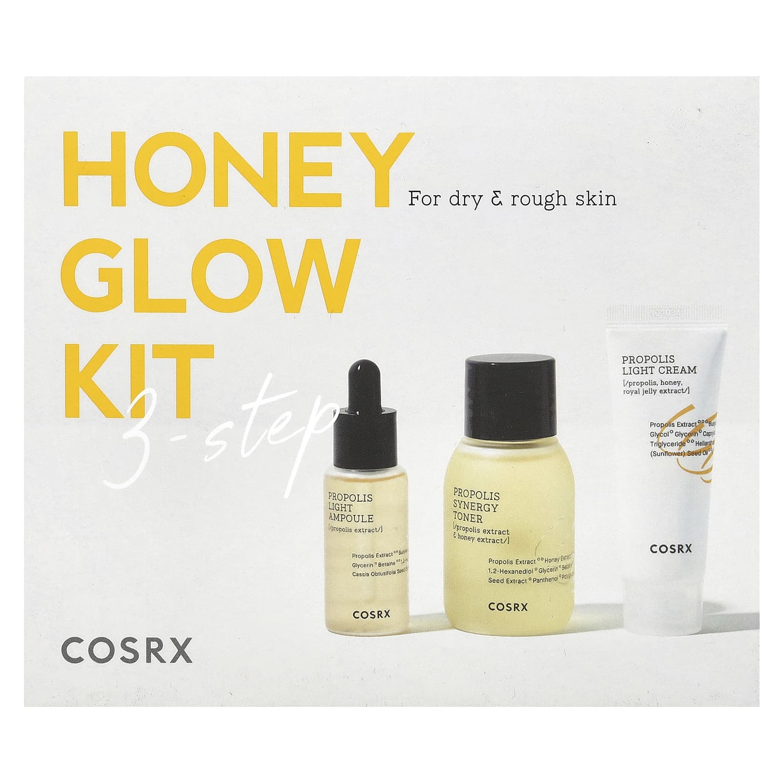 CosRx, Honey Glow Kit, набор из 3 предметов