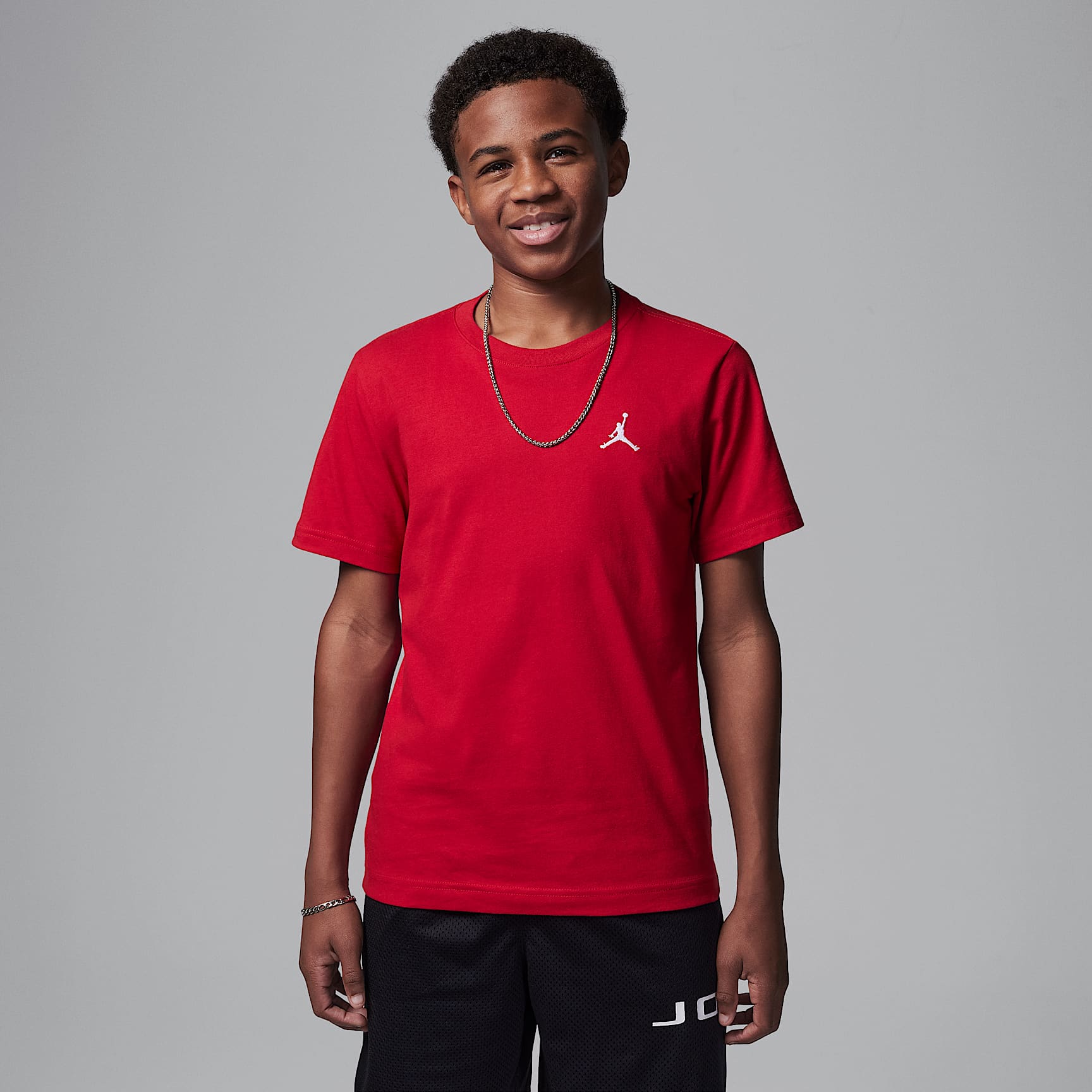 Jordan Big Kids' Jumpman Air Embroidered T-Shirt