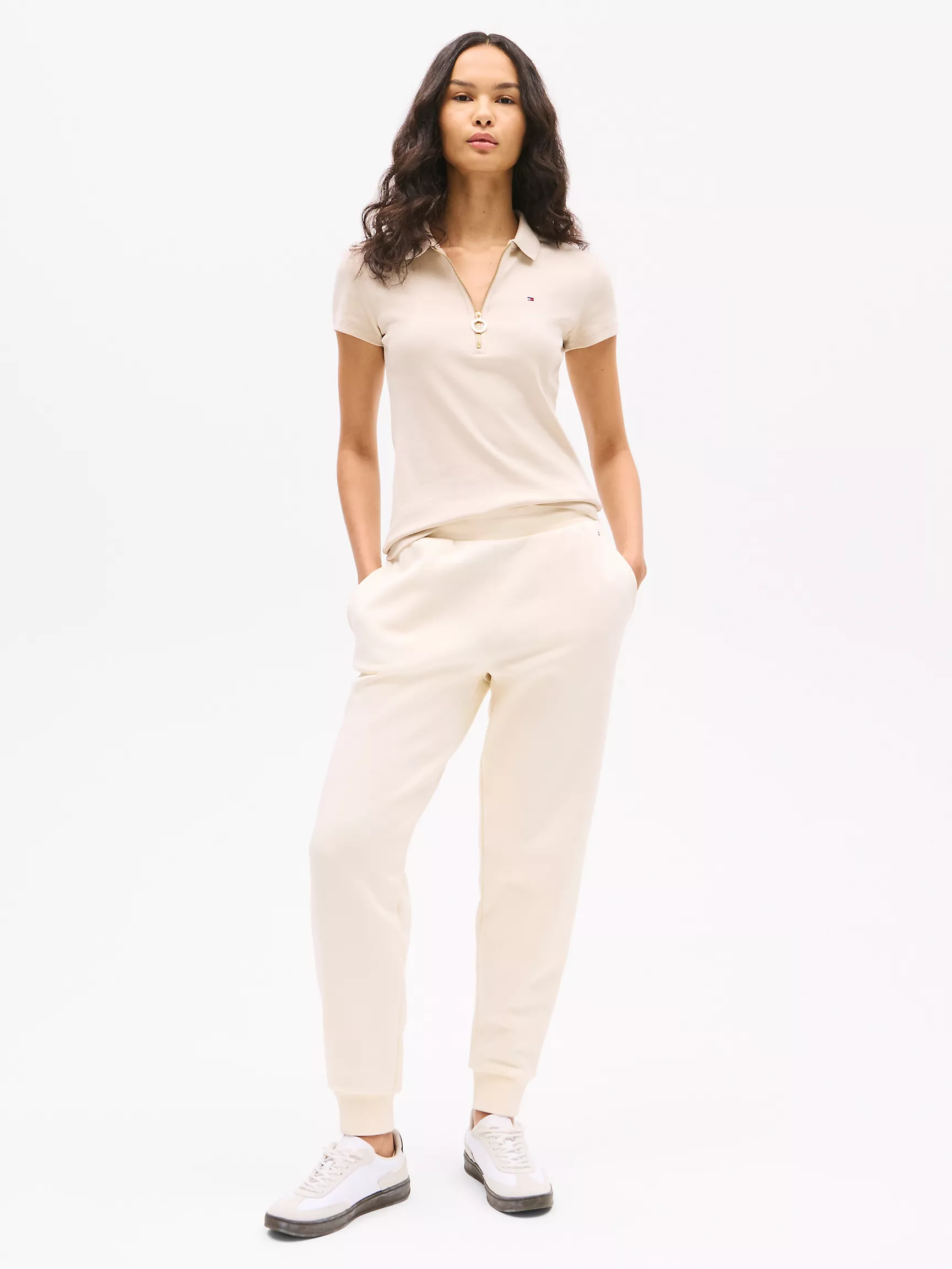 Женские брюки Tommy Hilfiger, Свободные однотонные спортивные брюки