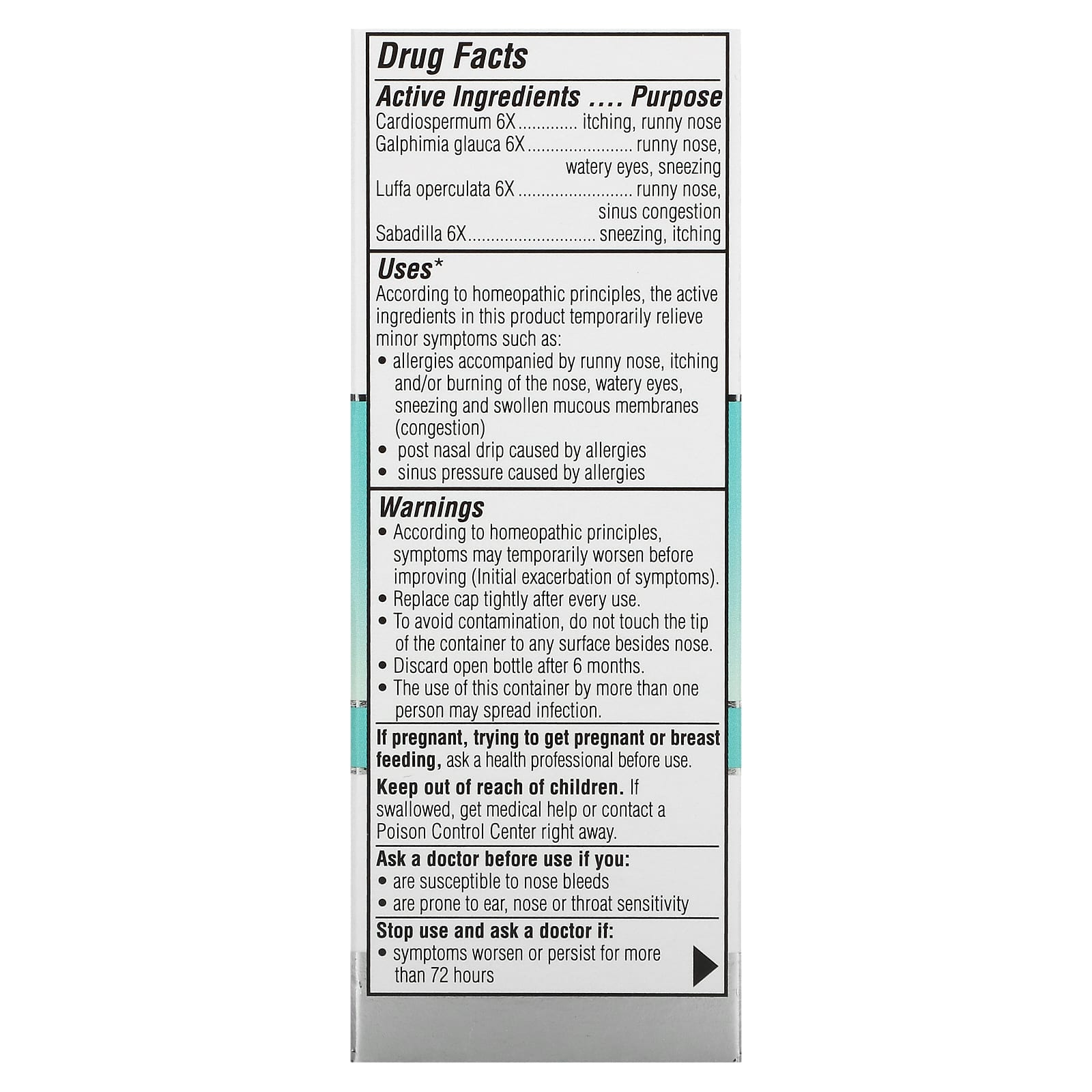 Similasan, Назальный аэрозоль от аллергии, 0.68 жидких унций (20мл)