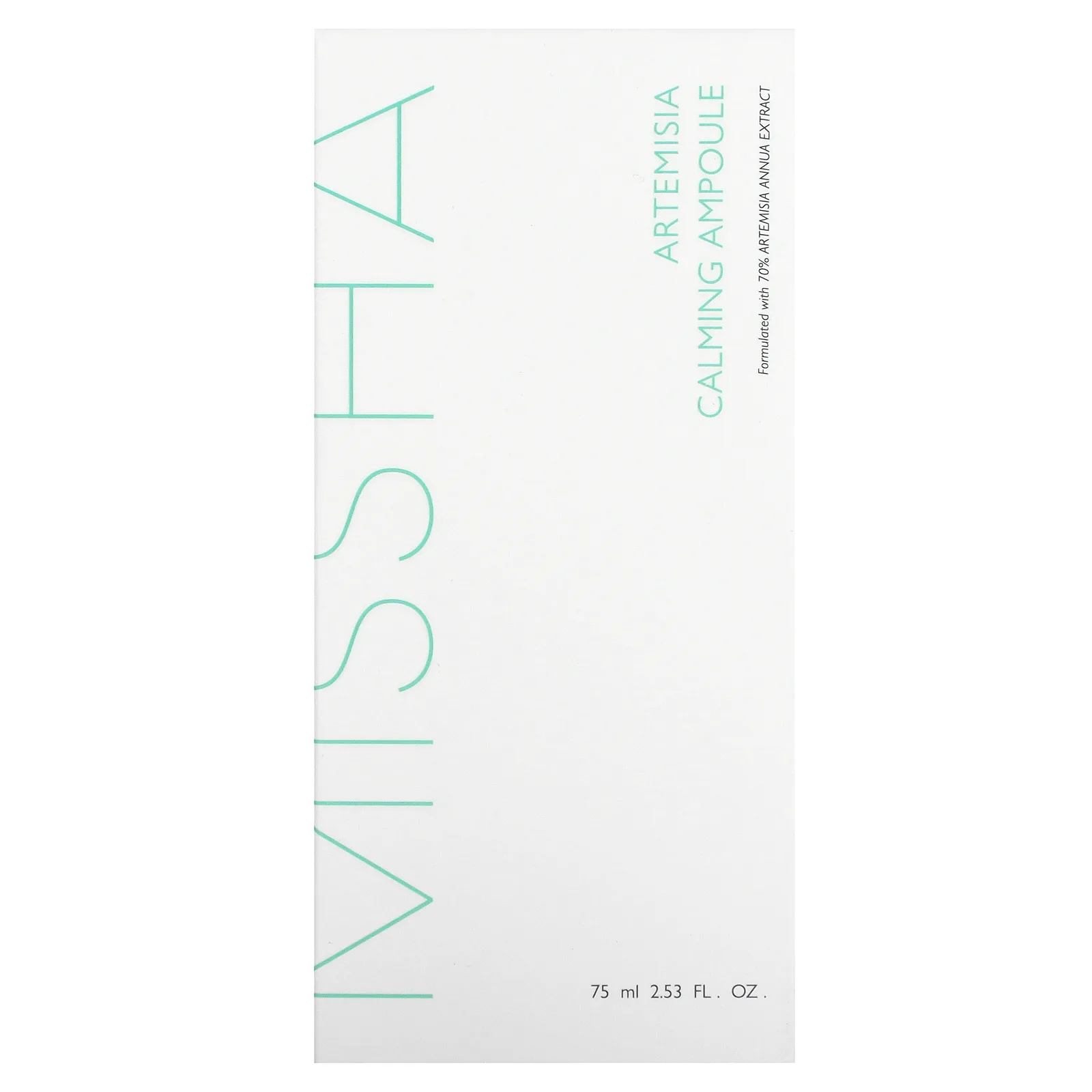 Missha, Успокаивающая ампула с полынью, 75 мл (2,53 жидк. Унции)