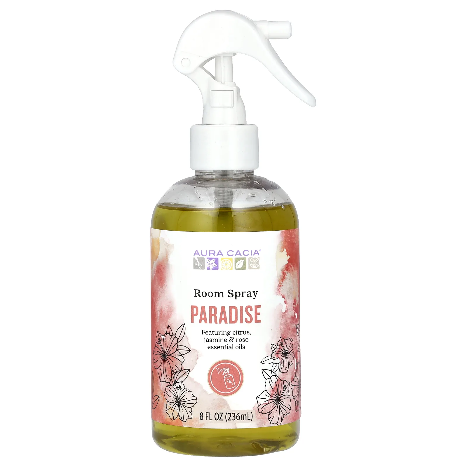 Aura Cacia, спрей для комнаты, Paradise, 236 мл (8 жидк. унций)