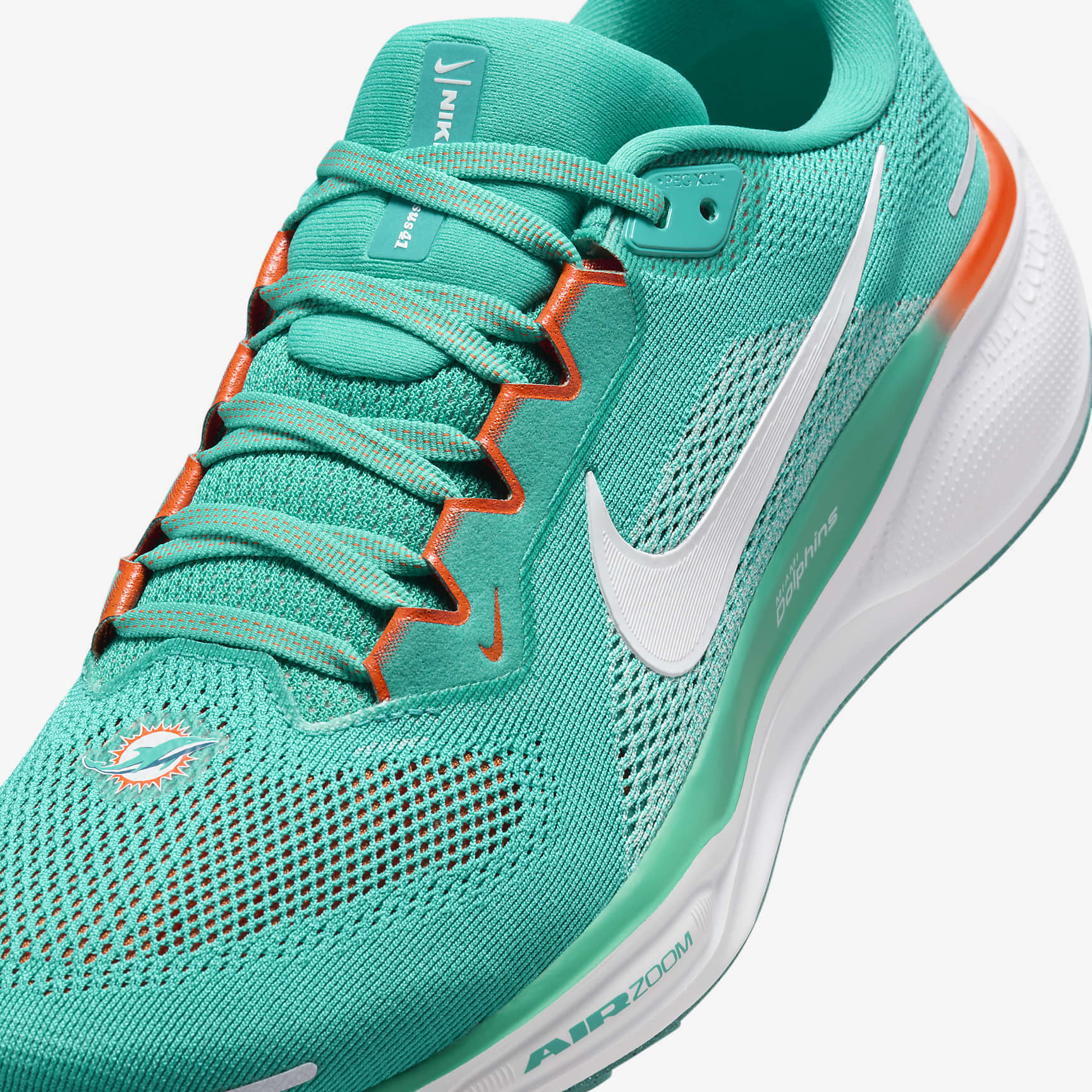 Nike Pegasus 41 NFL Miami Dolphins Men's Road Running Shoes