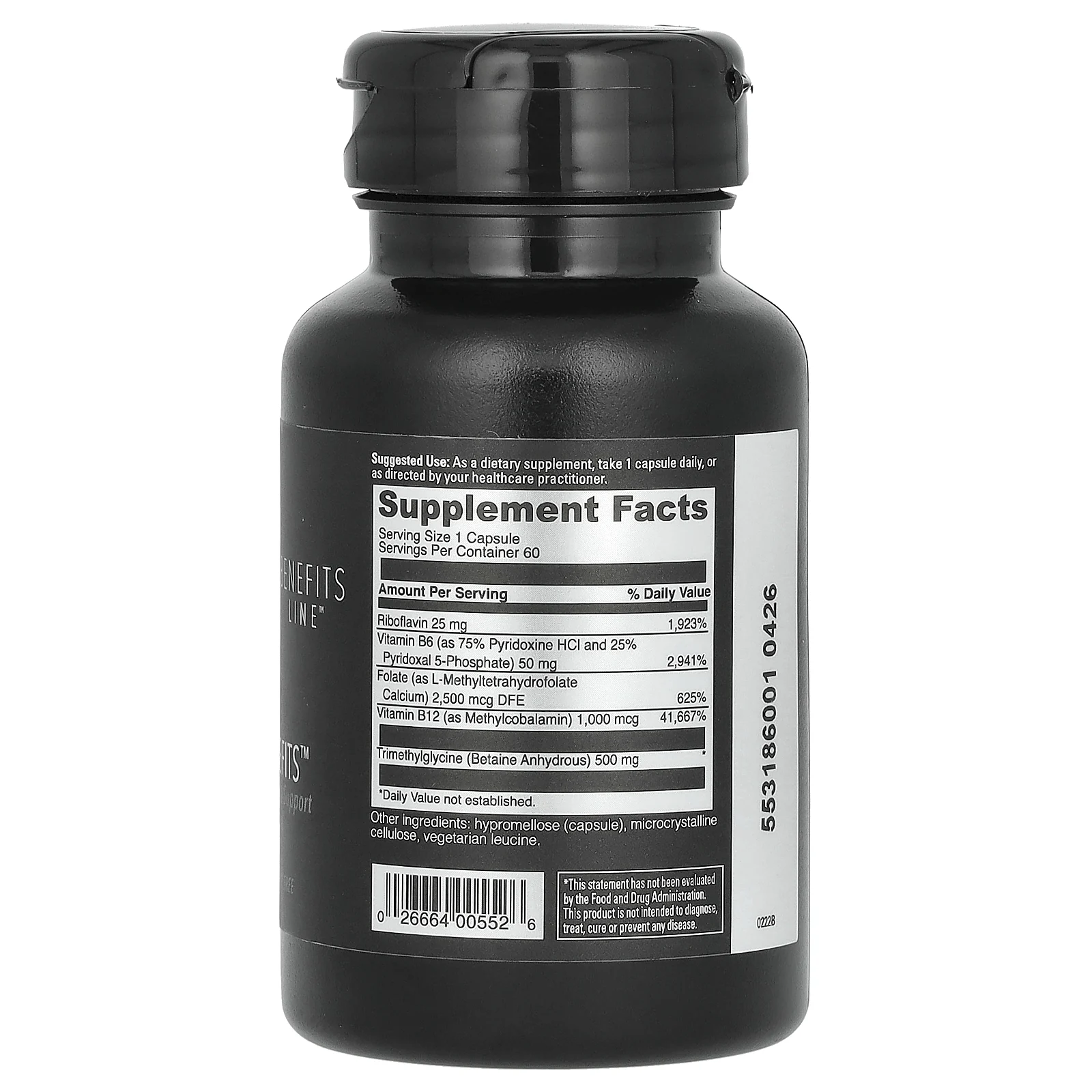 DaVinci Laboratories of Vermont, Benefits Line, Methyl Benefits, 60 капсул