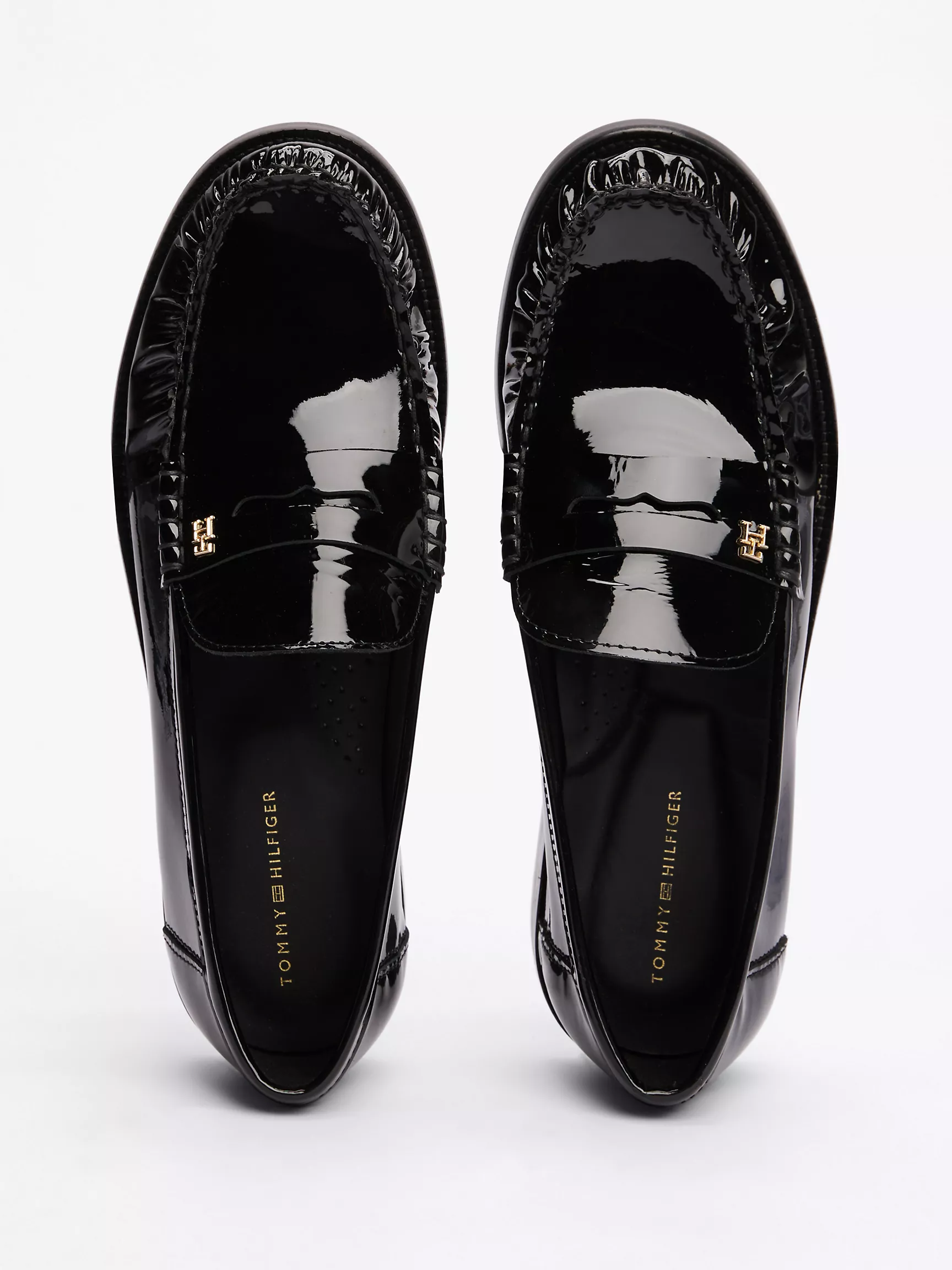 Женская обувь Tommy Hilfiger, Кожаные лоферы с монограммным узором
