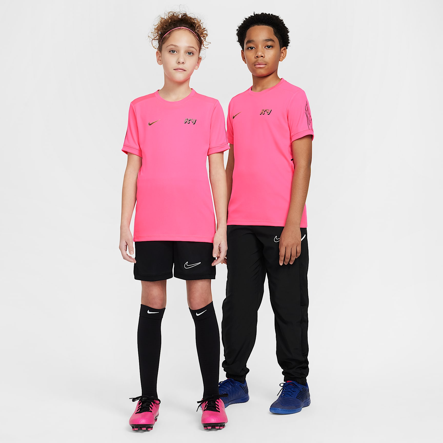 Kylian Mbappé Academy Big Kids' Dri-FIT Soccer Top