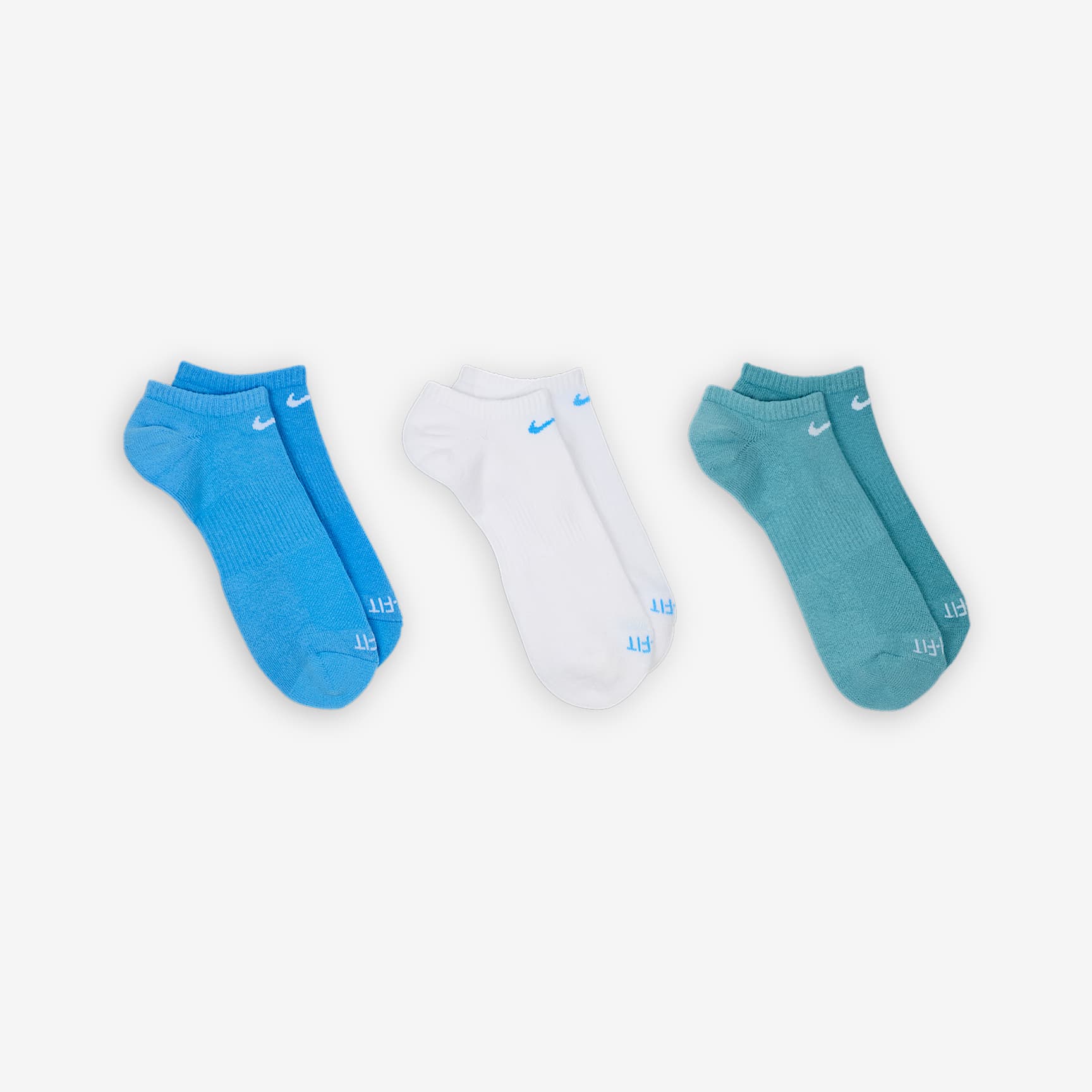 Nike Everyday Plus Cushion Training No-Show Socks (3 Pairs)