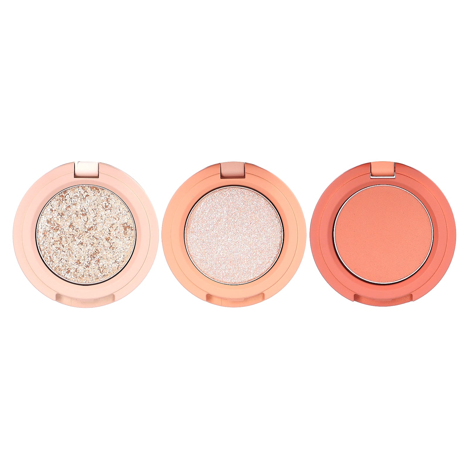 Kaja, Beauty Bento, трио сияющих и матовых теней для век, оттенок 16 персиковый, 4,1 г (0,14 унции)