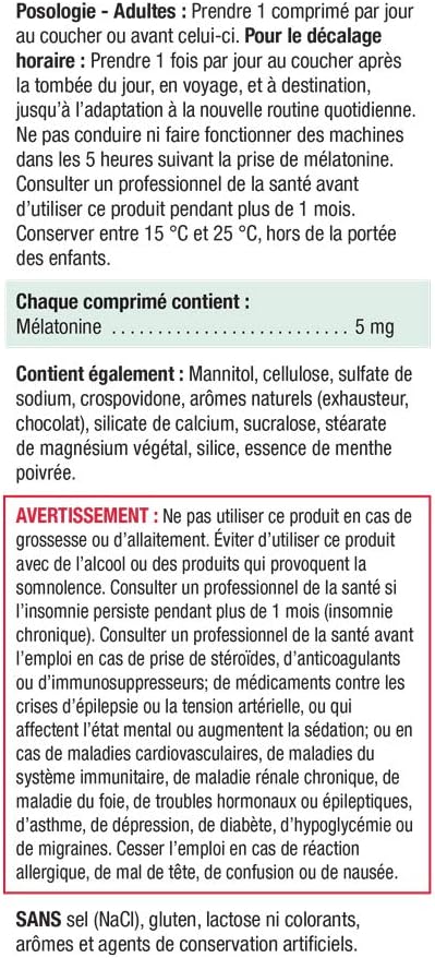 Jamieson Melatonin 5mg Fast Dissolving Tablets 100 Count