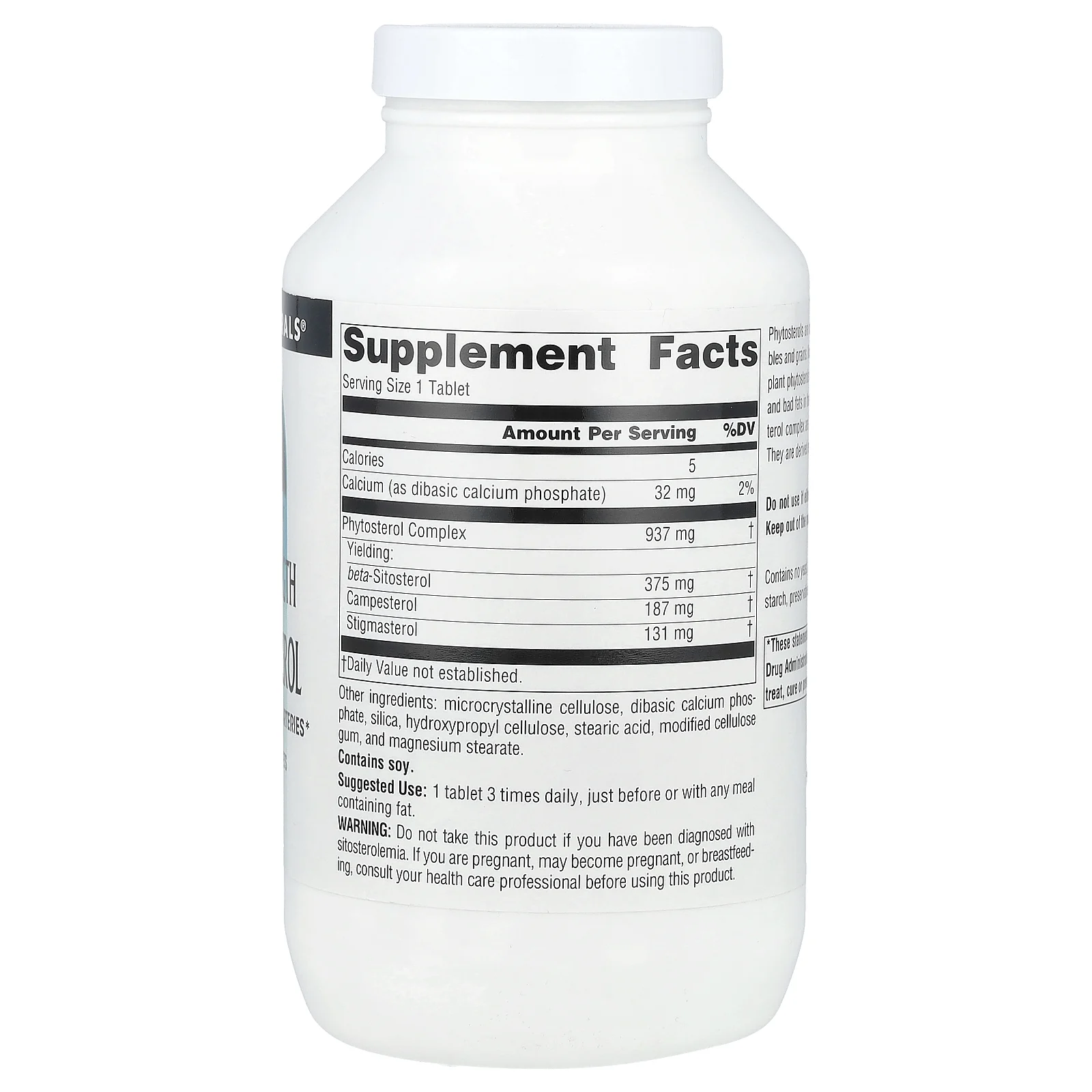 Source Naturals, Бета-ситостерол Mega Strength, 375 мг, 240 таблеток