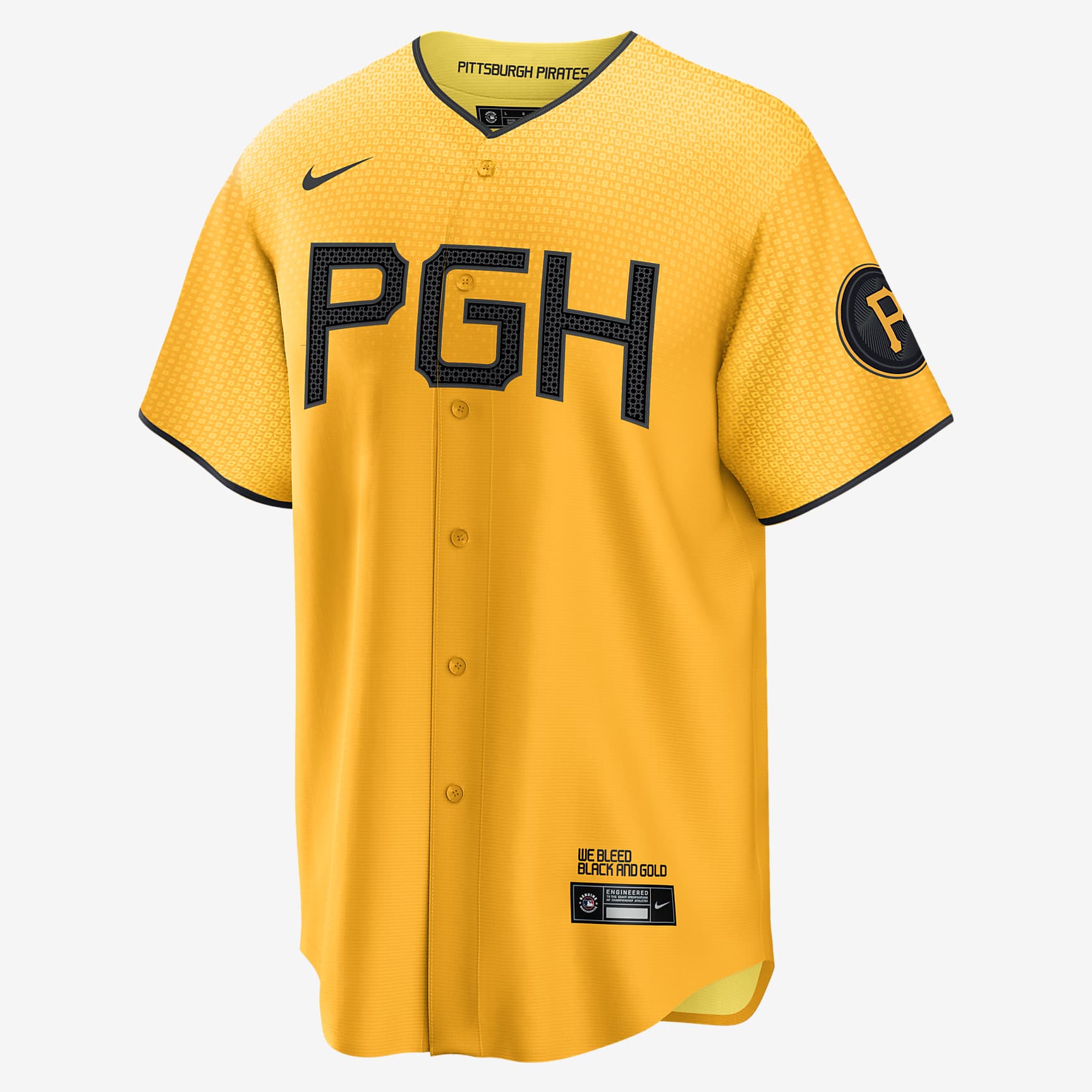 MLB Pittsburgh Pirates City Connect Men's Replica Baseball Jersey
