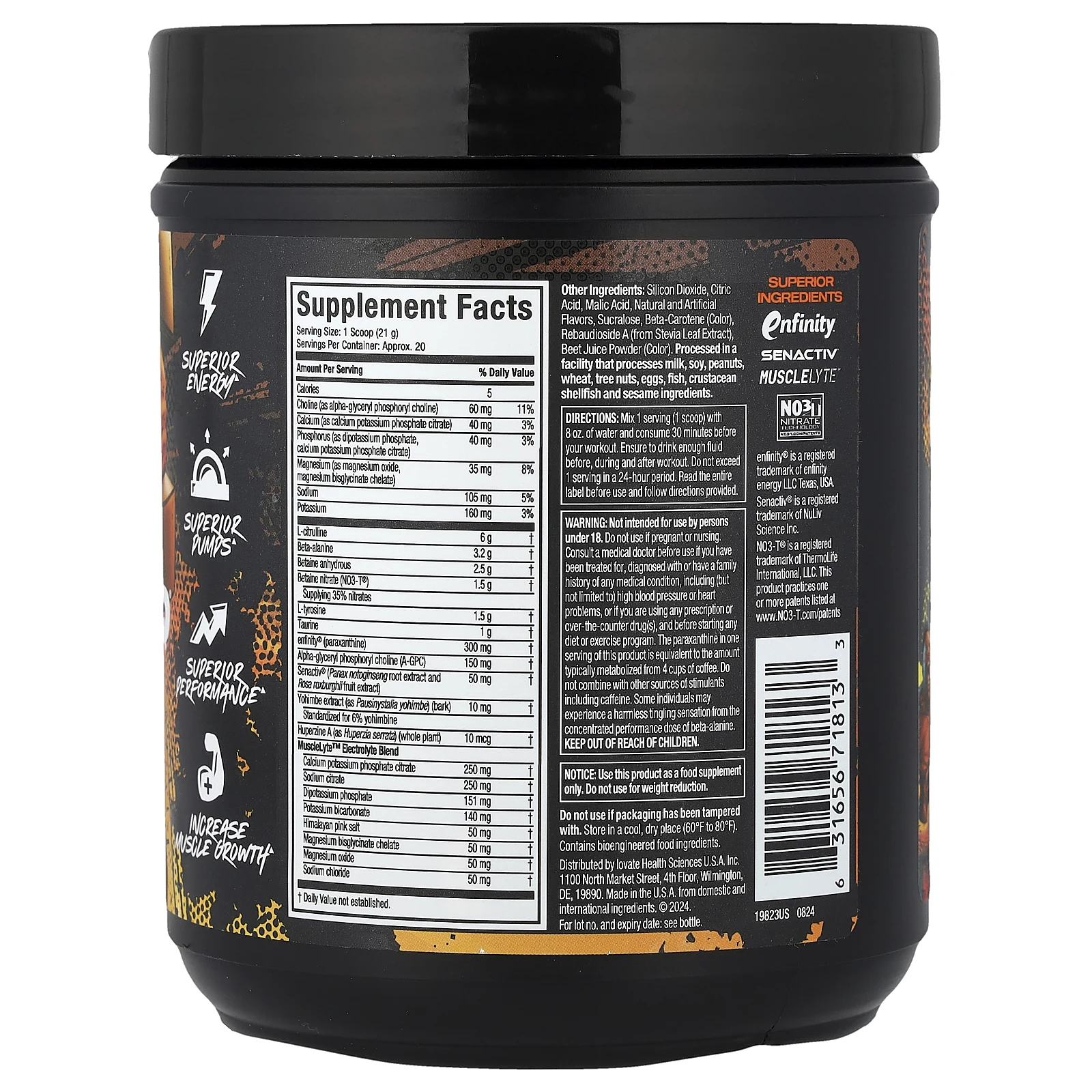 MuscleTech, EuphoriQ® Pre-Workout V2, Boogieman Punch, 416 г (14,67 унции)