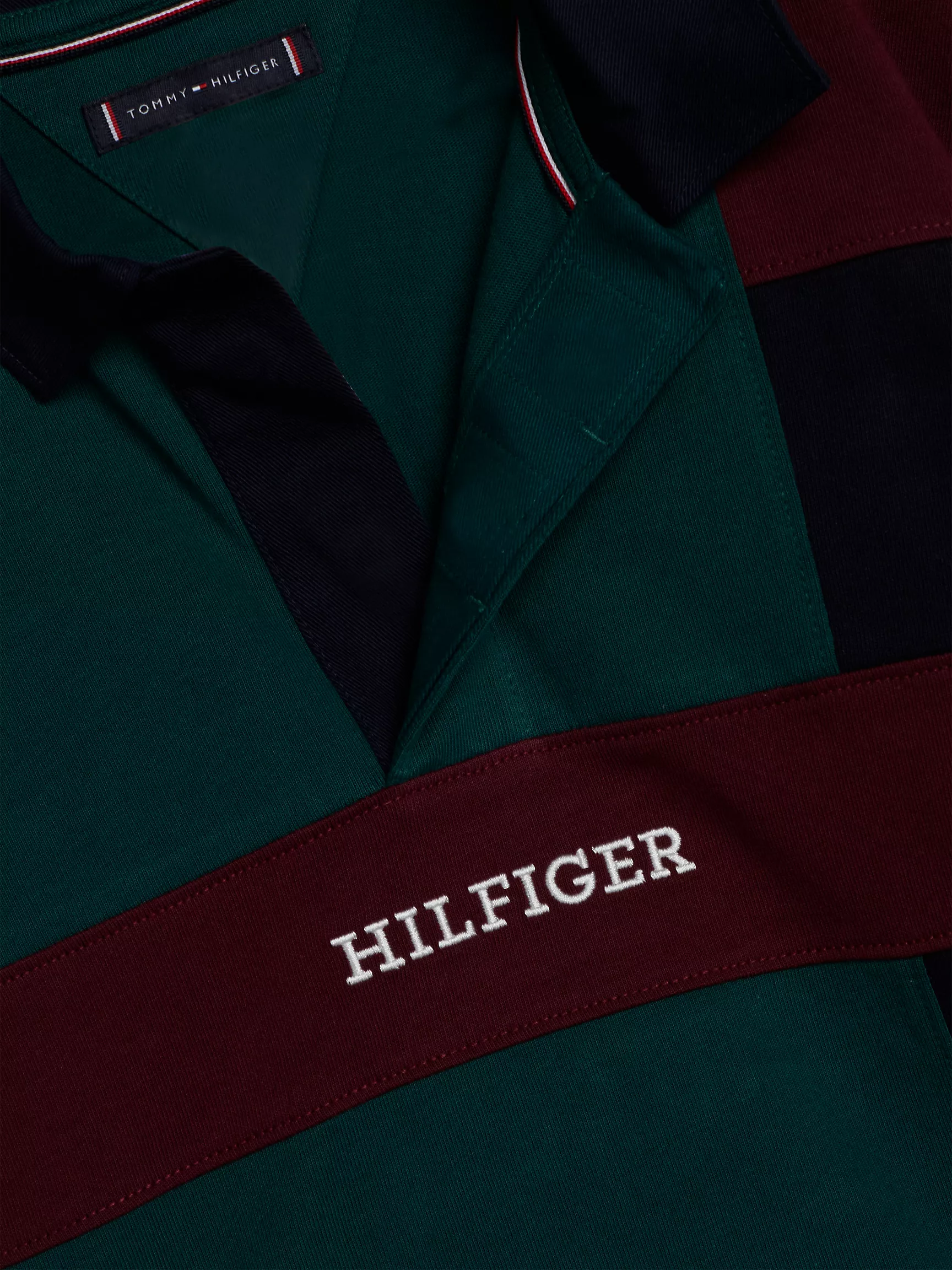 Рубашка-поло для мальчиков Tommy Hilfiger, Детское поло в стиле colorblock