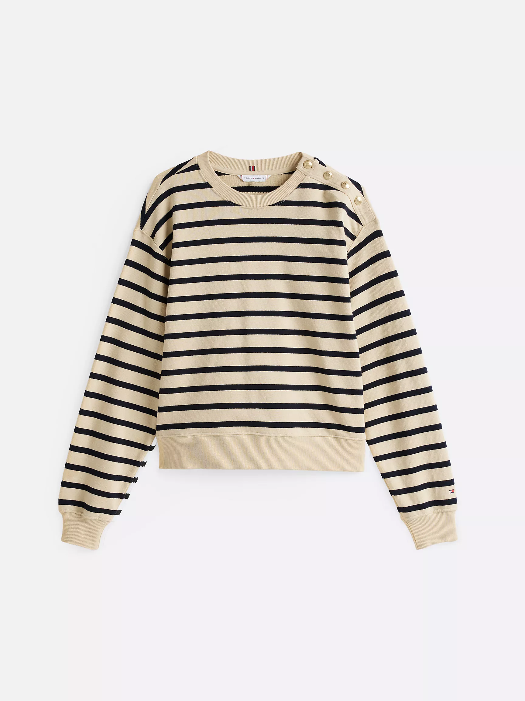 Женская толстовка Tommy Hilfiger, Свитшот с золотыми пуговицами