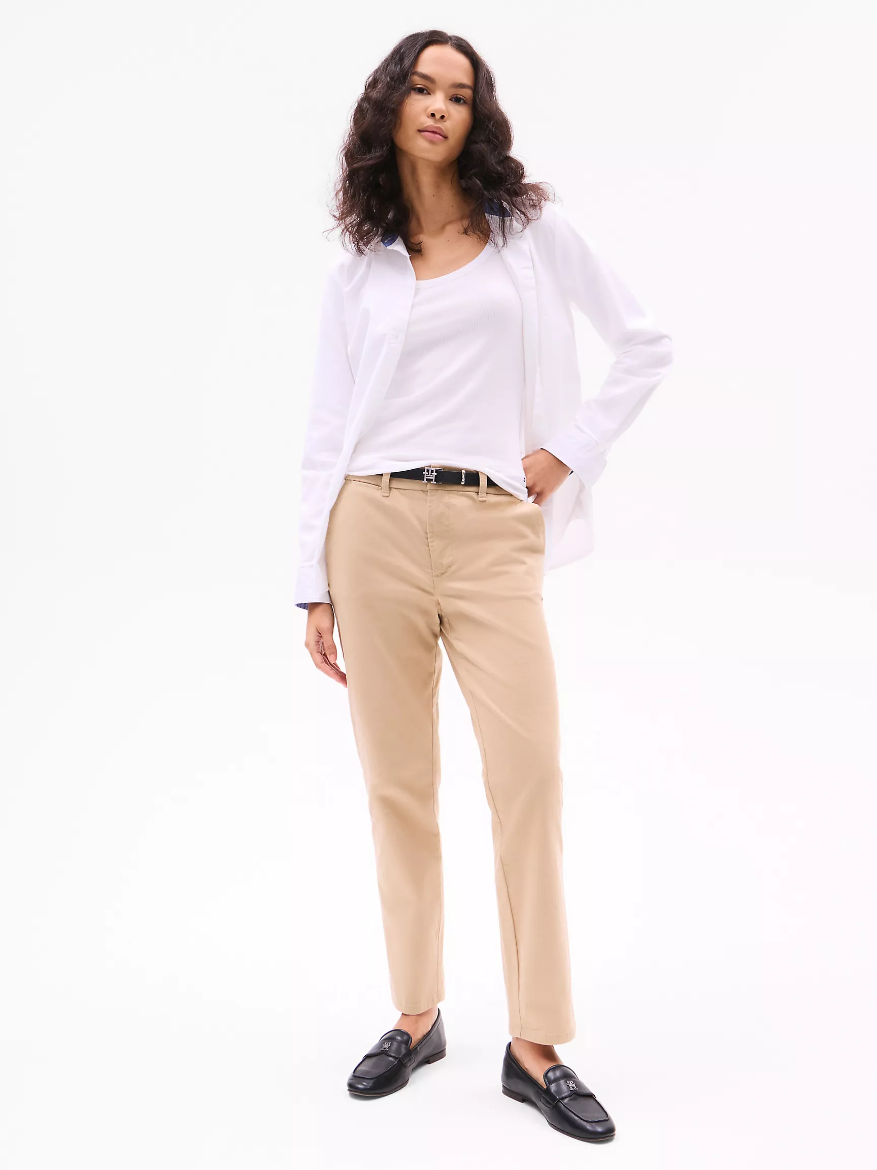 Женские брюки Tommy Hilfiger, Приталенные брюки чинос