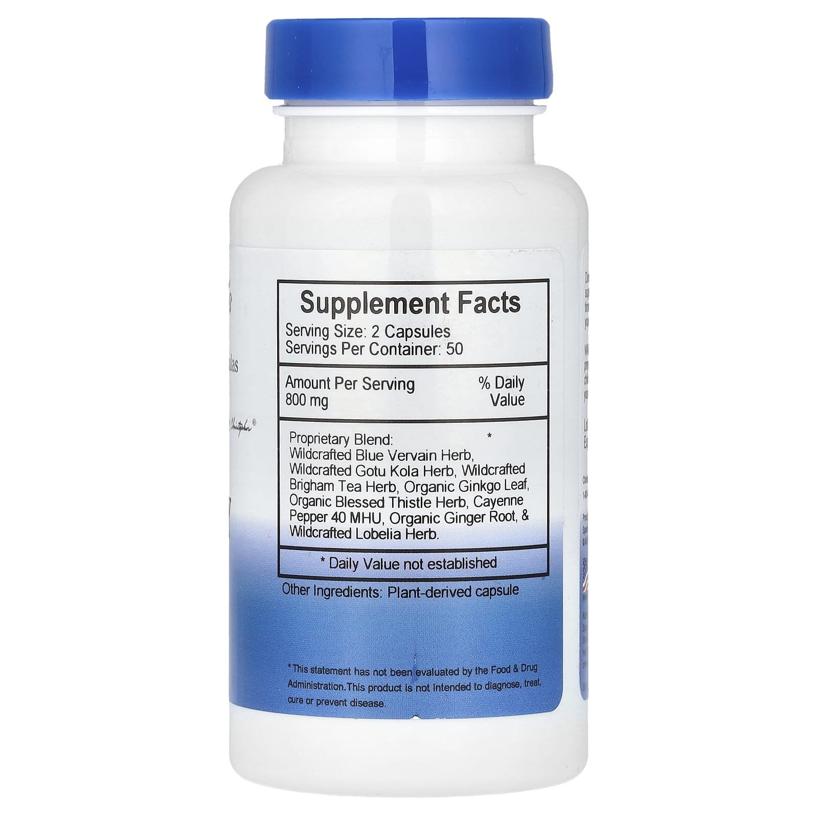 Christopher's Original Formulas, Memory Plus, формула для памяти, 800 мг, 100 вегетарианских капсул (400 мг в 1 капсуле)