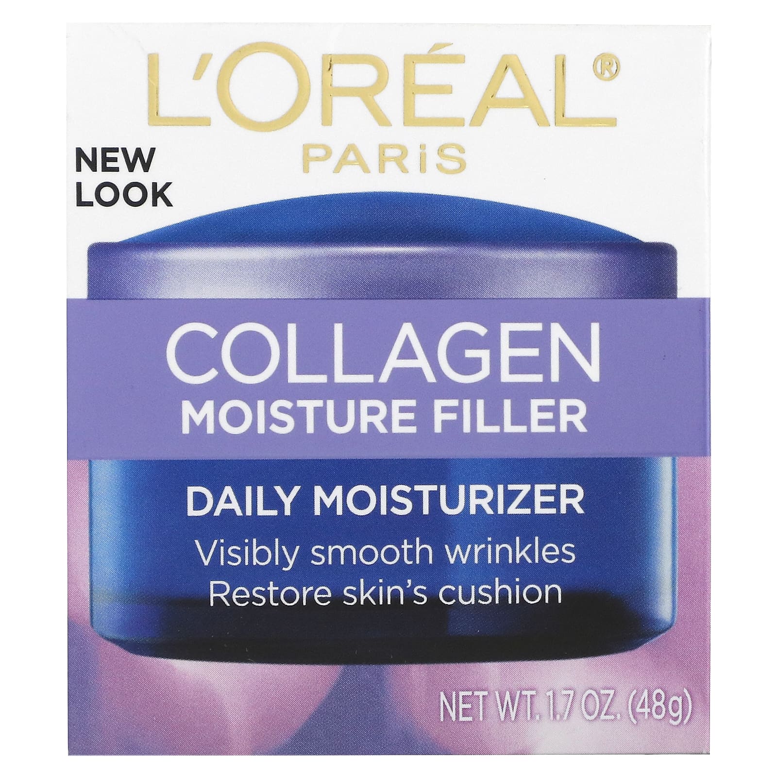 L'Oréal, Collagen Moisture Filler, дневной / ночной крем с коллагеном, 48 г