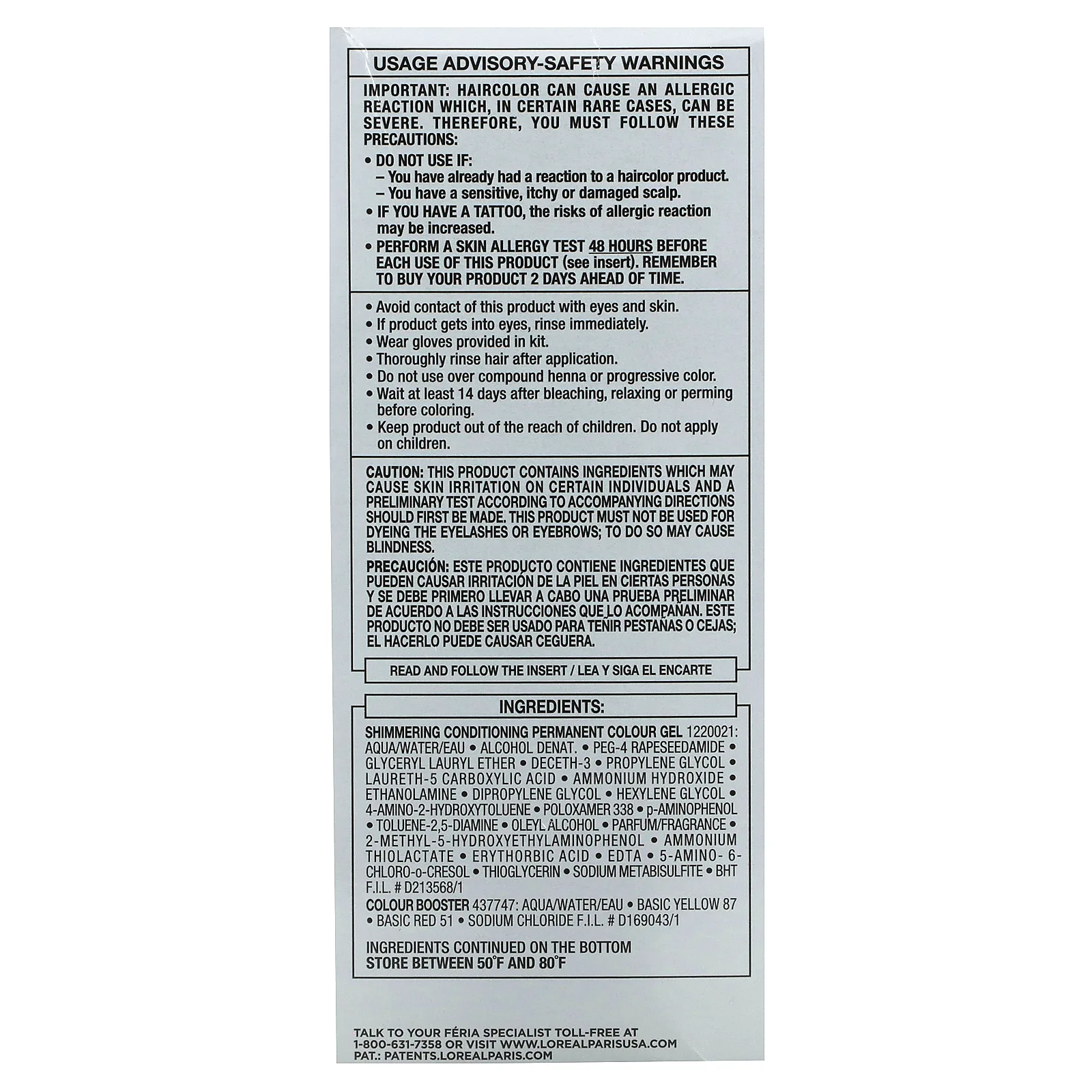 L'Oréal, Feria, насыщенный красный цвет, мерцающий оттенок высокой интенсивности, красный бархат R48, 1 нанесение