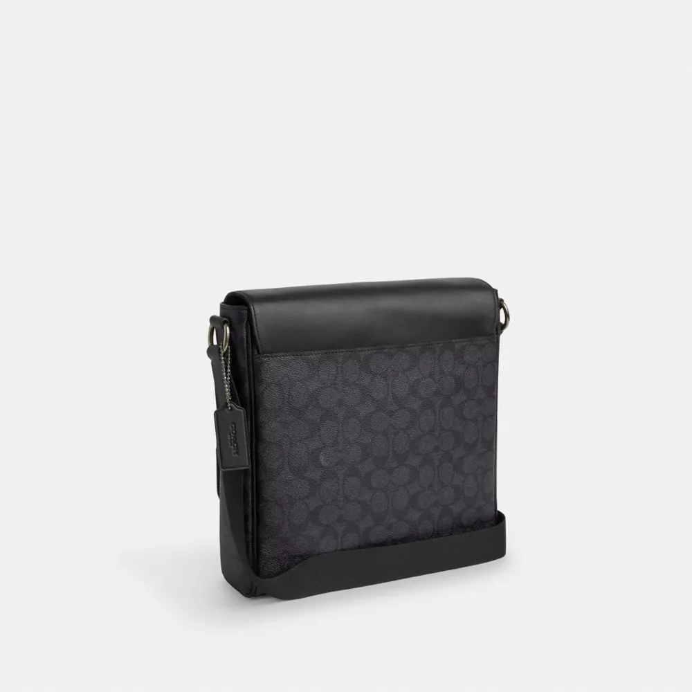 Сумка COACH Houston Map Bag In Signature Canvas