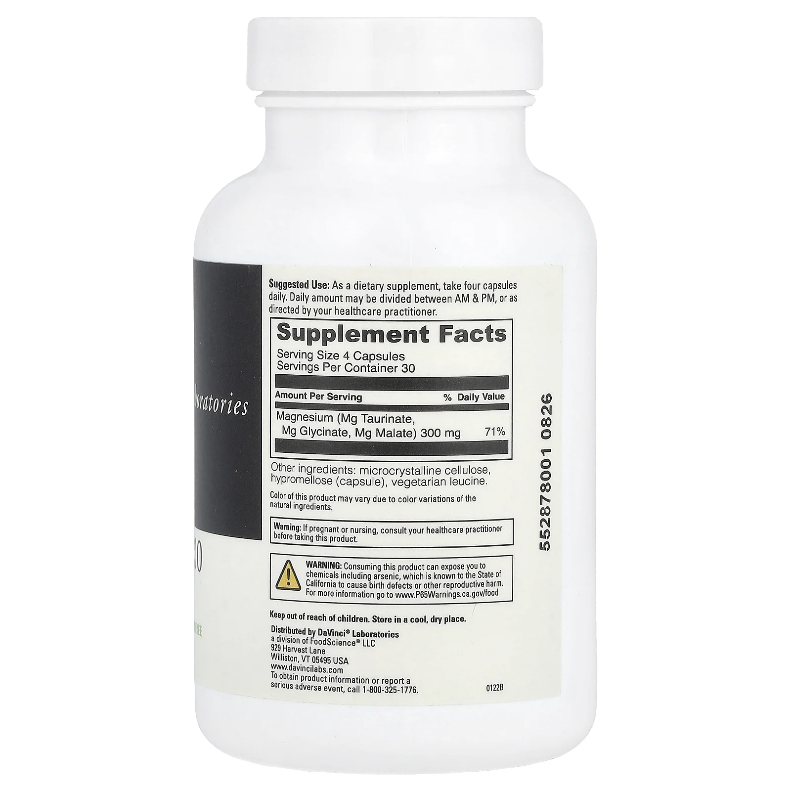 DaVinci Laboratories of Vermont, Tri-Mag 300, 120 капсул