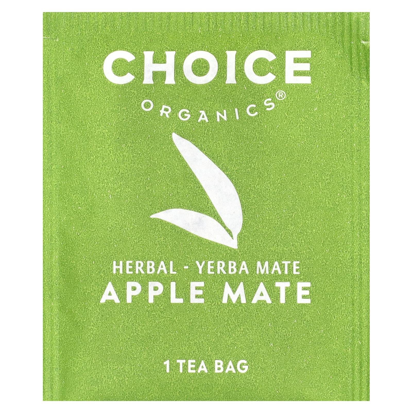 Choice Organic Teas, травяной йерба мате, яблочный мате, 16 чайных пакетиков, 36 г (1,27 унции)