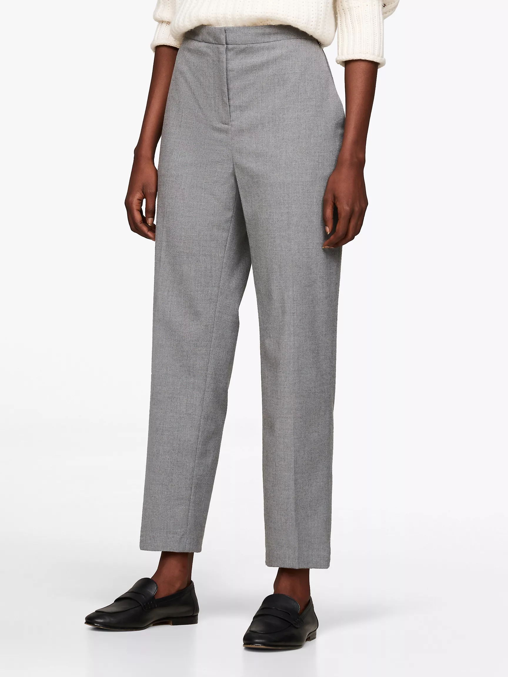 Женские брюки Tommy Hilfiger, Фланелевые брюки приталенного кроя прямого силуэта