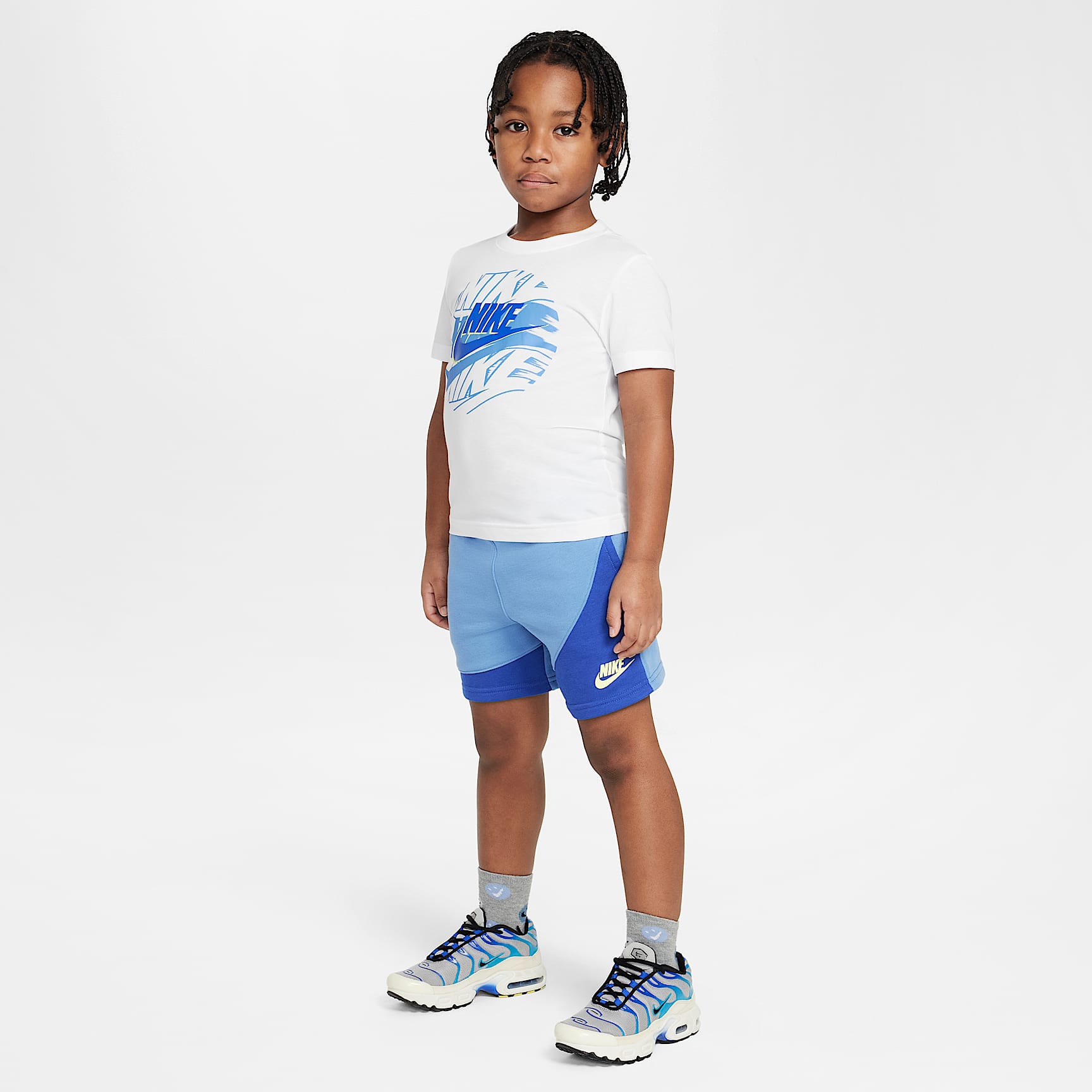 Nike Sportswear Little Kids' On the Move French Terry Shorts