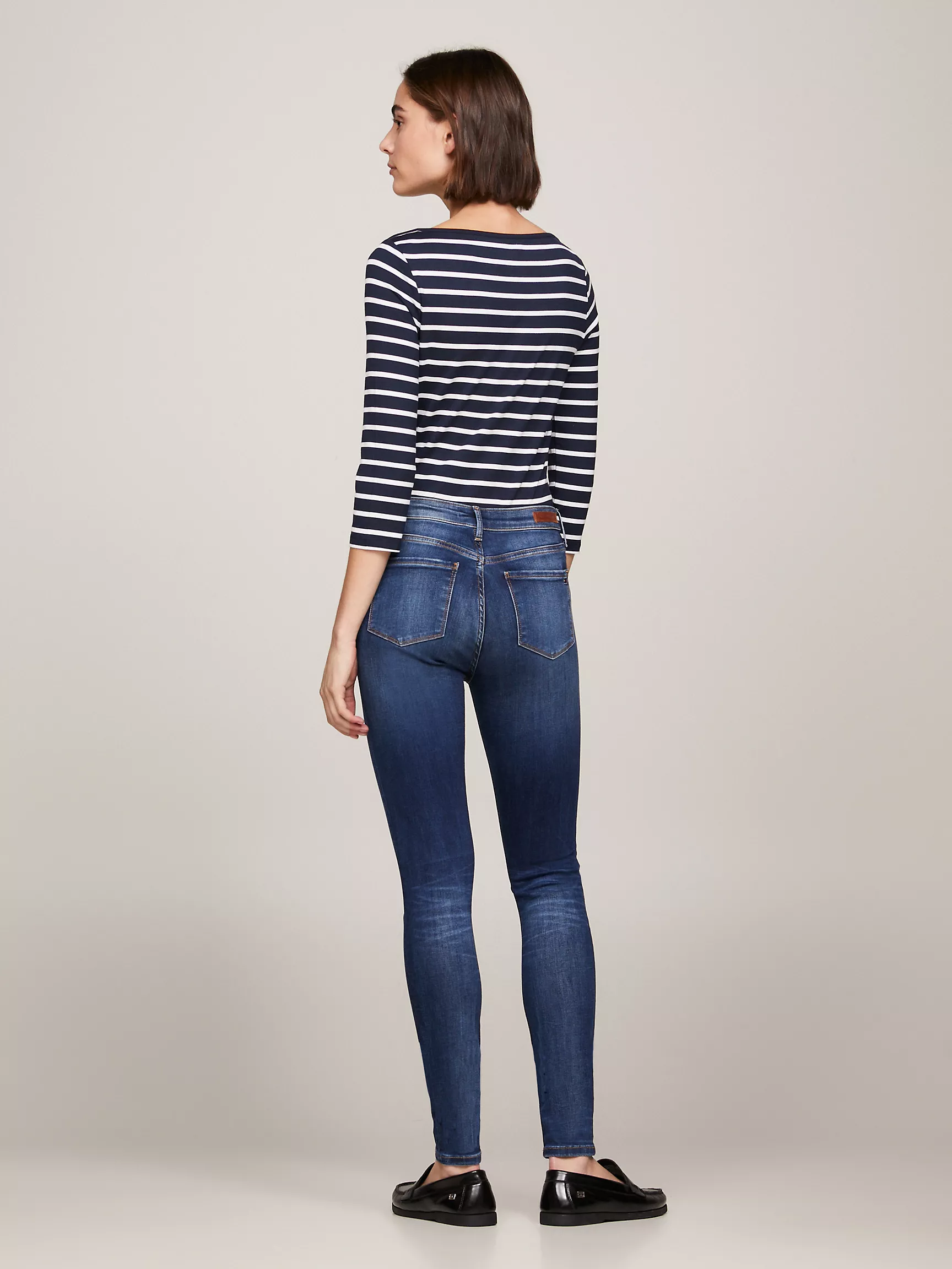 Женские джинсы Tommy Hilfiger, Джинсы суперскинни темной стирки