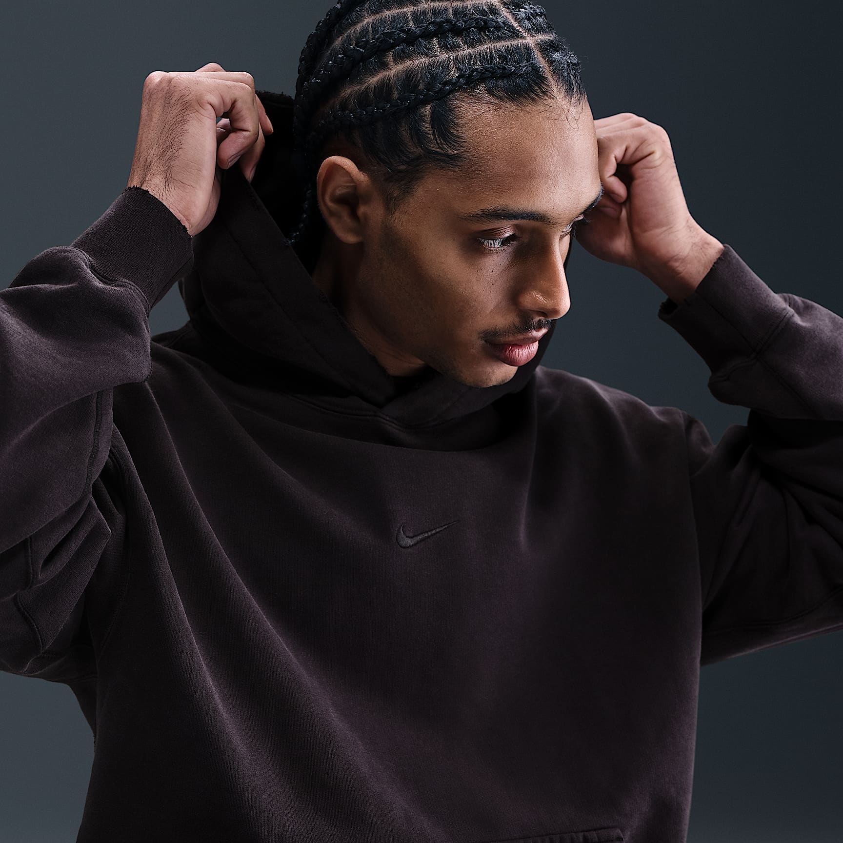 Nike Solo Swoosh Men's French Terry Pullover Hoodie