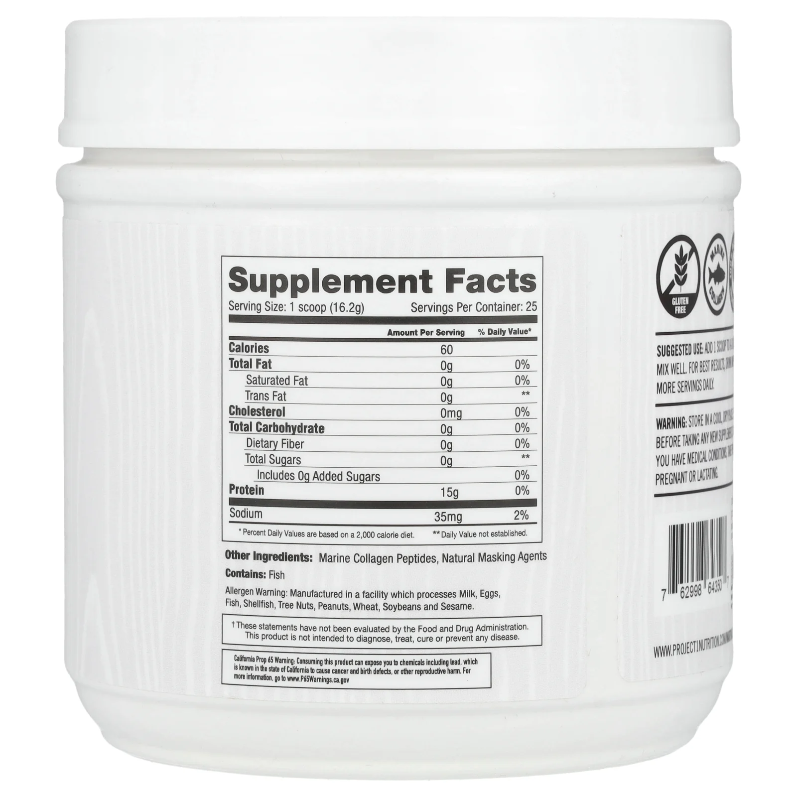 Martha Stewart Wellness, морской коллаген, без добавок, 405 г (14,19 унции)