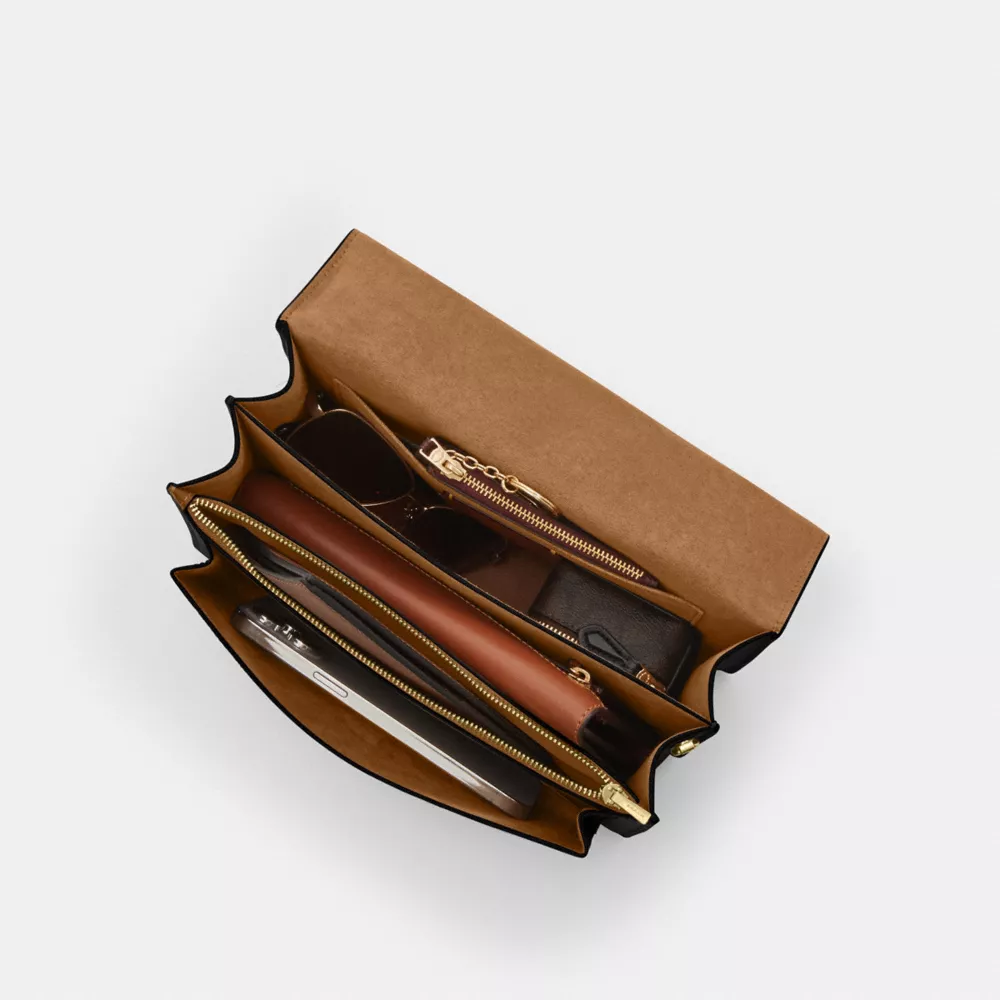 Сумка COACH Klare Top Handle Bag In Signature Canvas