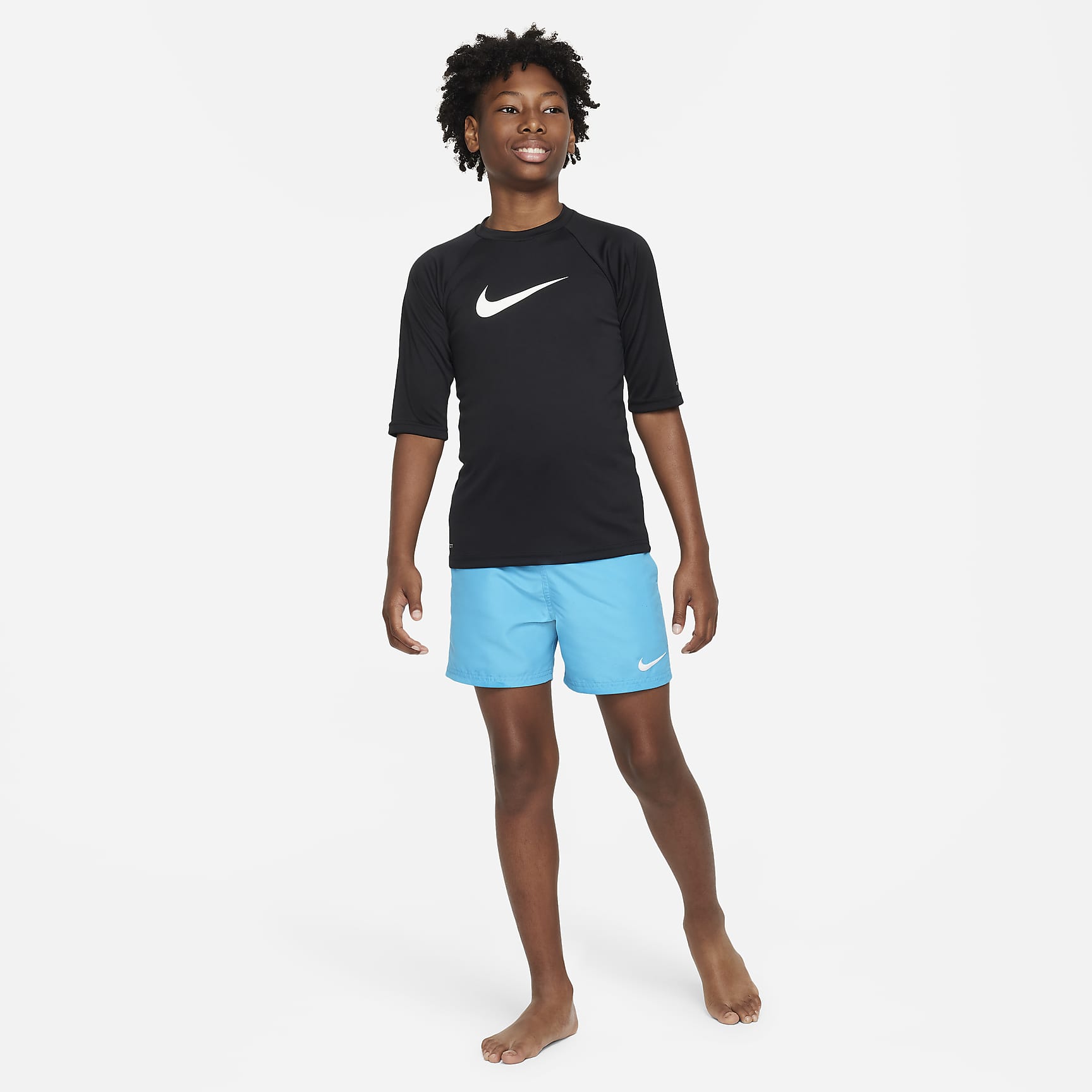 Nike Dri-FIT Big Kids' (Boys') Short-Sleeve Hydroguard