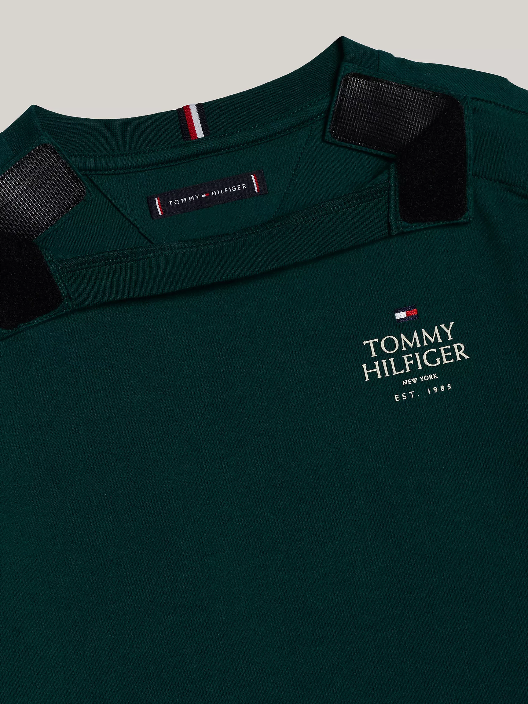 Футболка Tommy Hilfiger для мальчиков, Детская футболка с длинным рукавом и вышивкой
