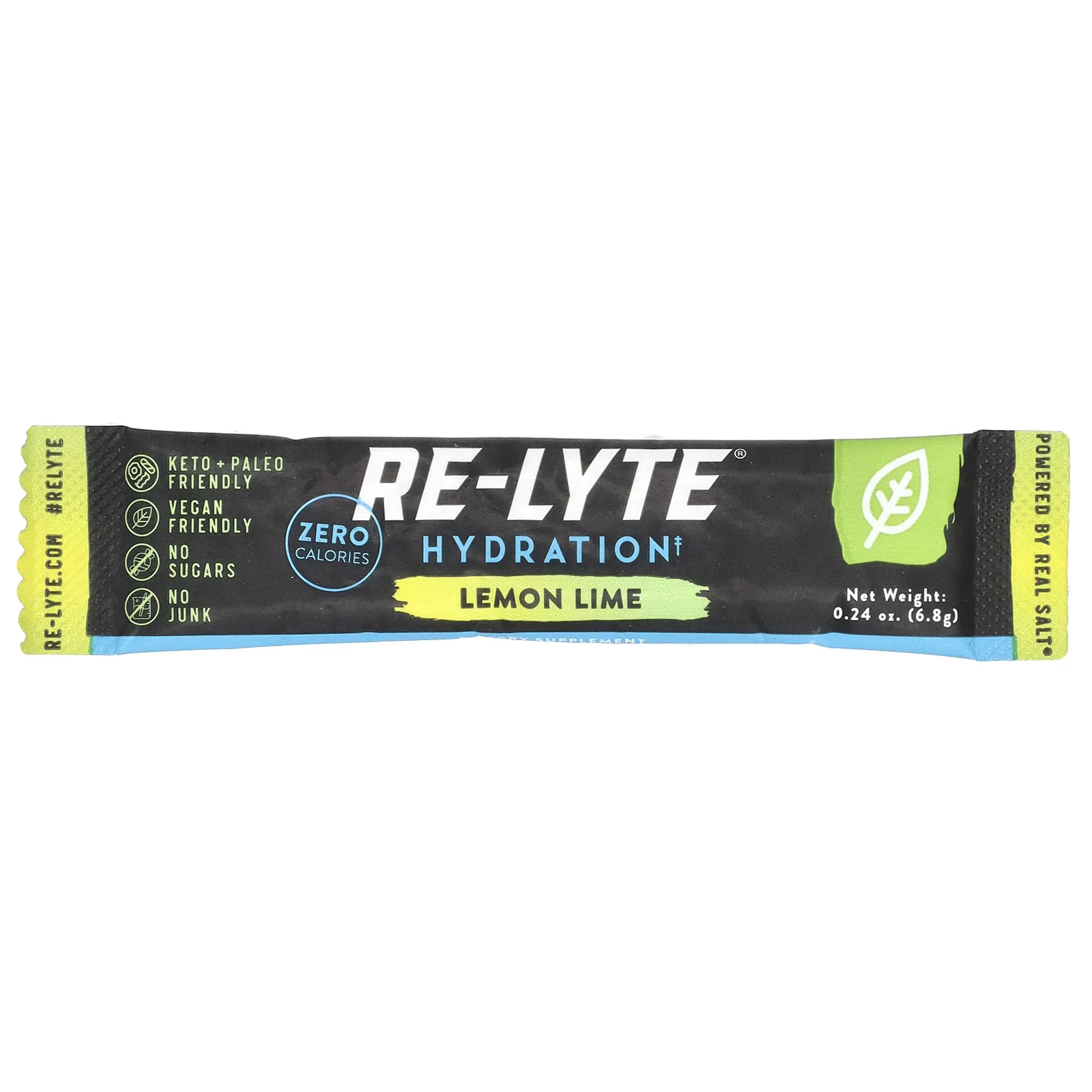 Redmond Trading Company, Re-Lyte® Hydration, лимон и лайм, 15 пакетиков в стиках по 6,8 г (0,24 унции)