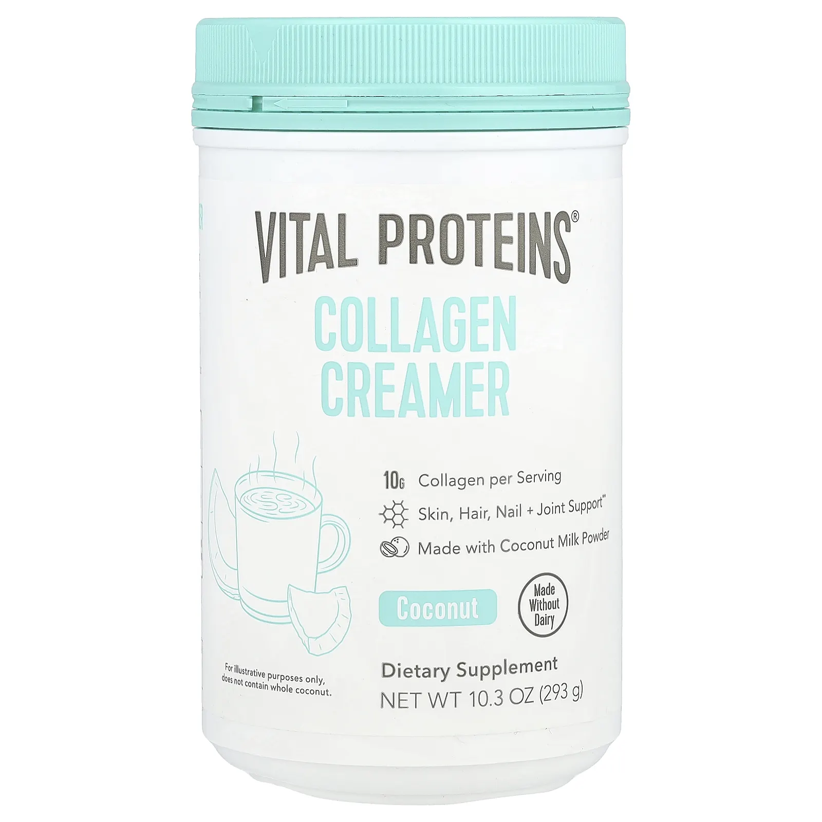 Vital Proteins, Коллагеновые сливки, кокос, 293 г (10,3 унции)