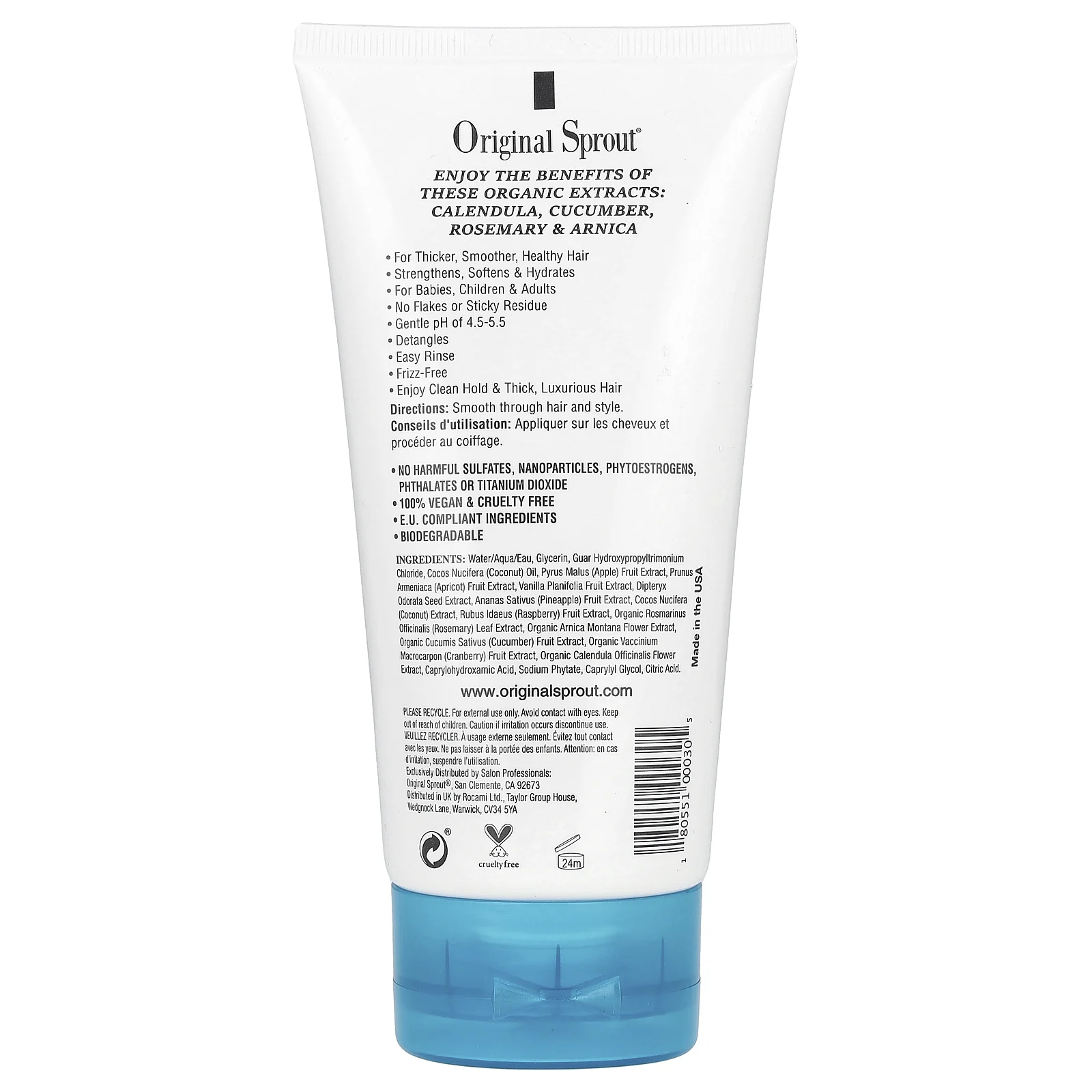 Original Sprout, классический гель для волос, 118 мл (4 жидк. унции)