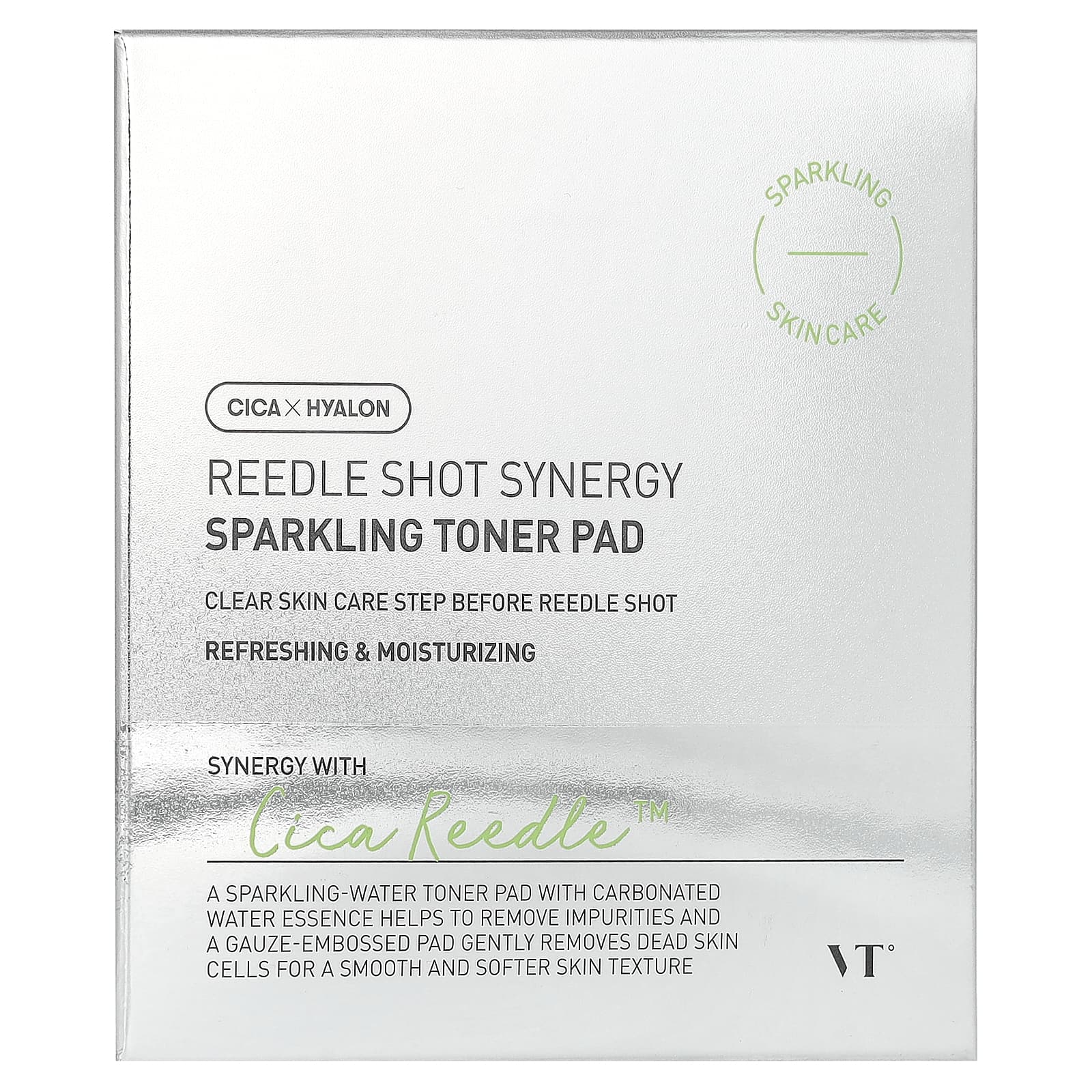 VT Cosmetics, Reedle Shot Synergy, спонжи с блестками, 80 спонжей