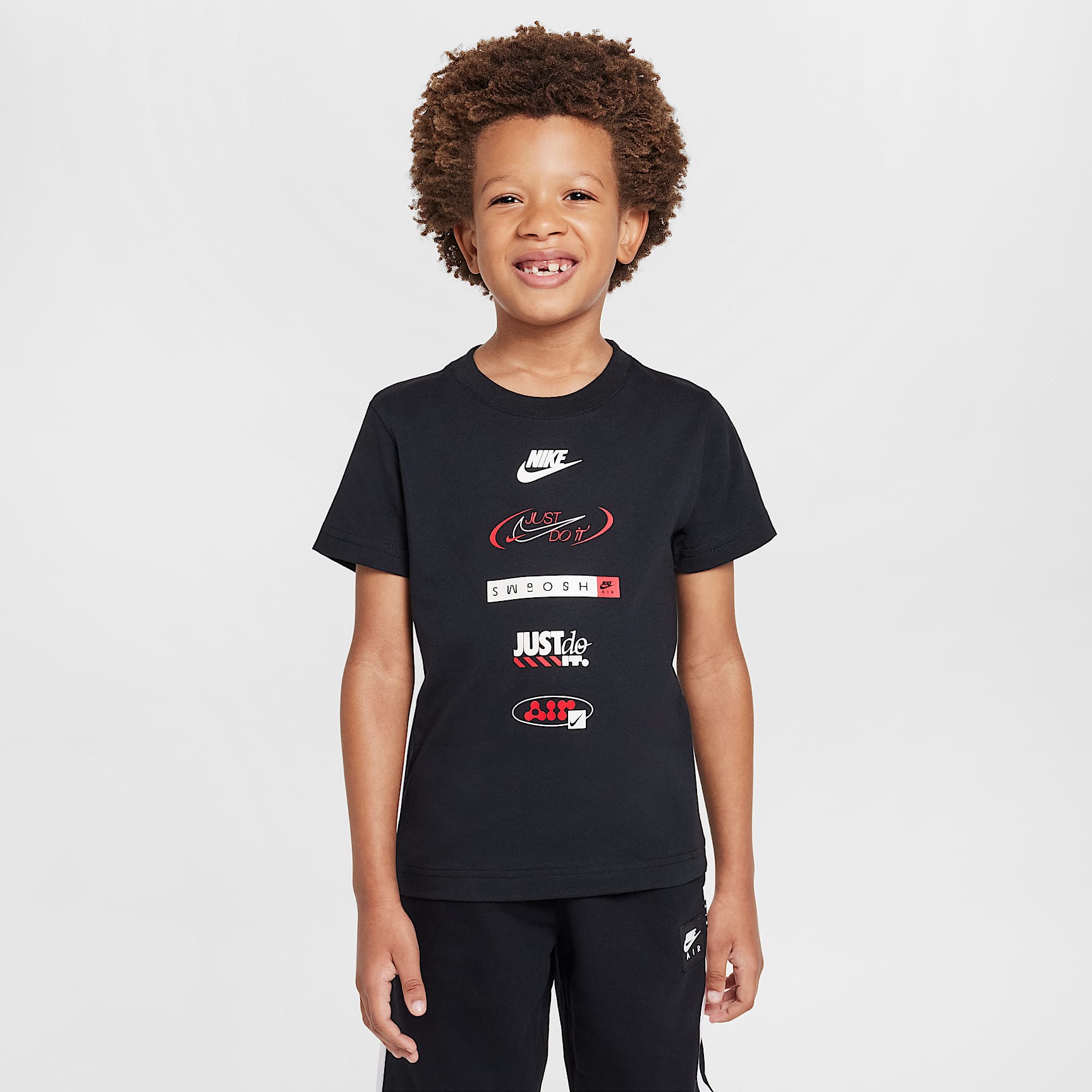 Nike Little Kids' Brandmark Stack T-Shirt