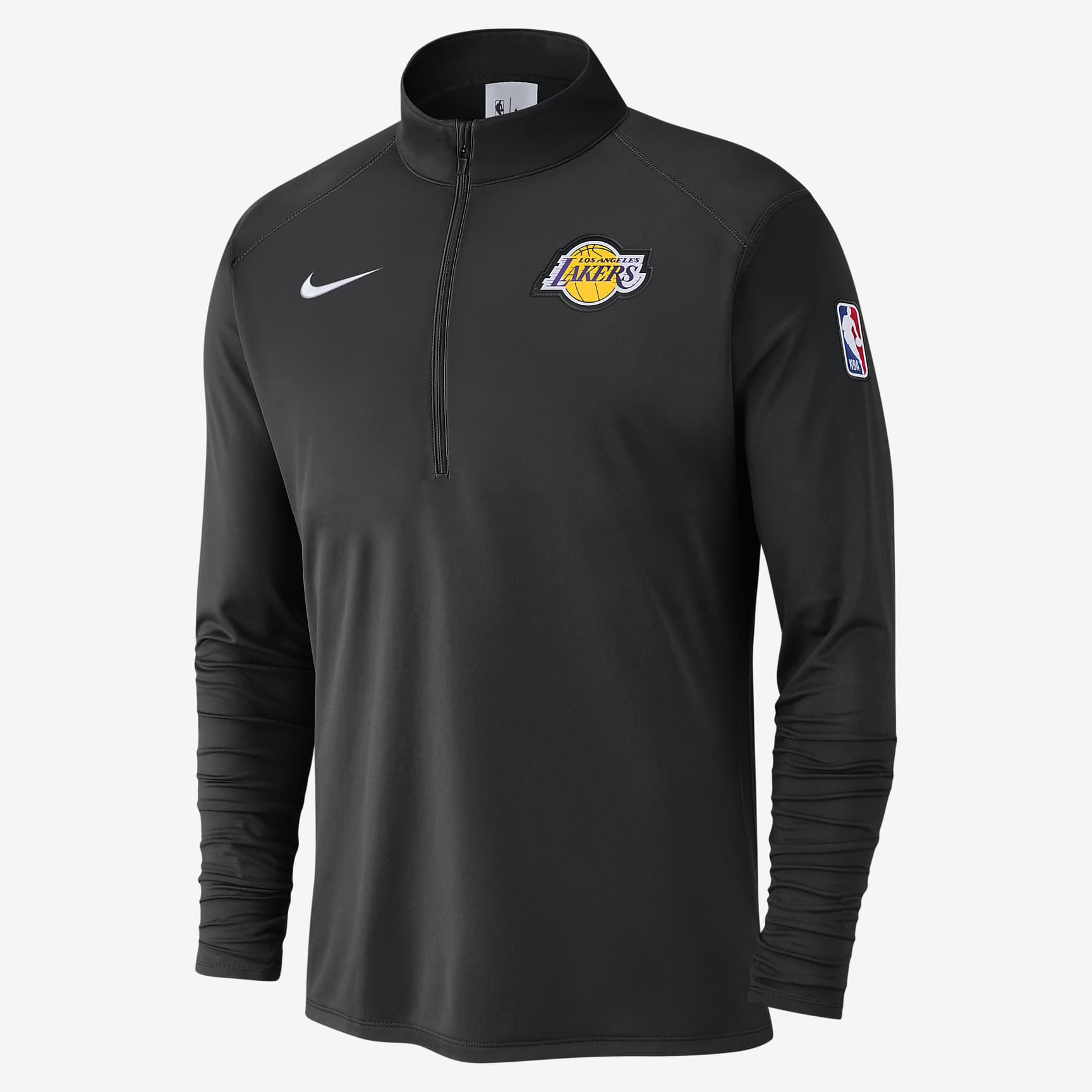 Los Angeles Lakers Men's Nike NBA 1/2-Zip Long-Sleeve Top
