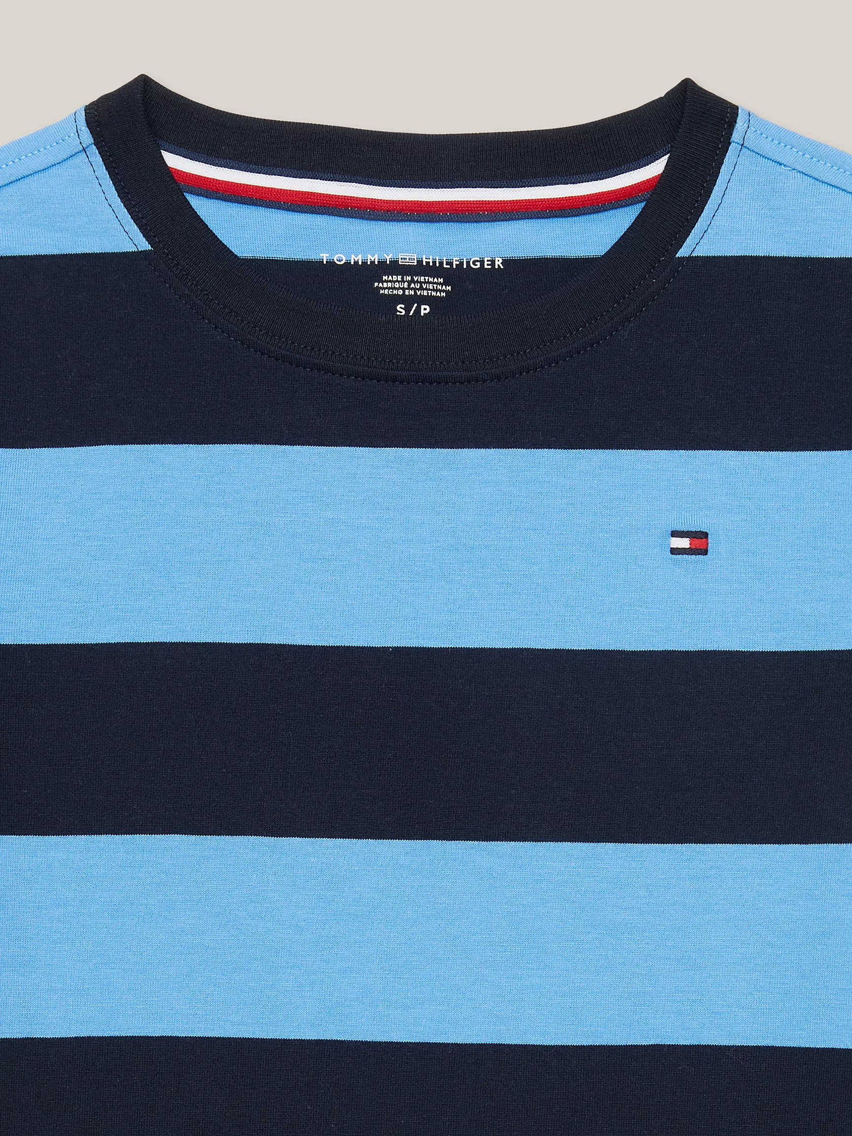 Футболка Tommy Hilfiger для мальчиков, Детская футболка в регбийскую полоску с короткими рукавами