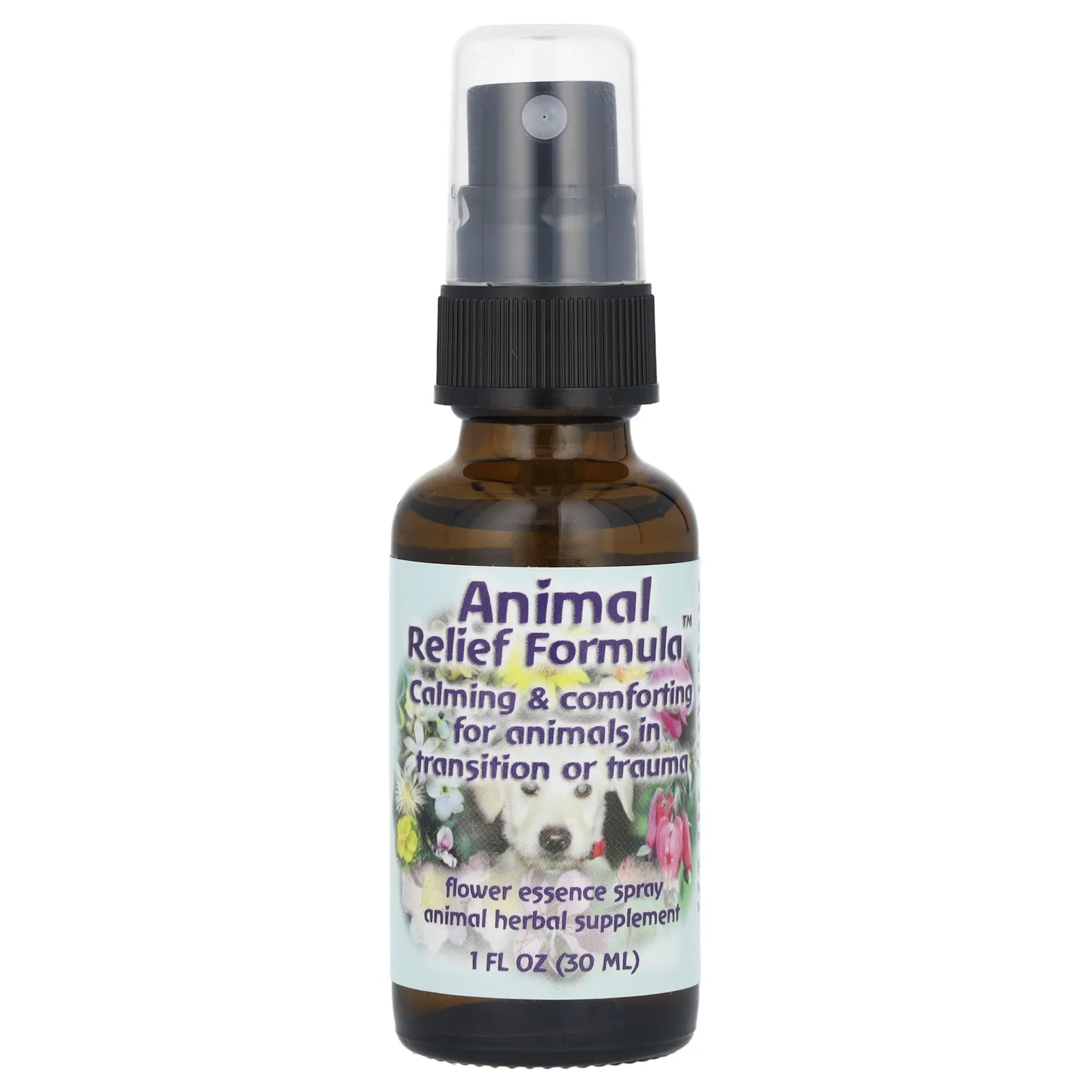 Flower Essence Services, Animal Relief Formula, спрей с цветочной эссенцией, 30 мл (1 жидк. унция)