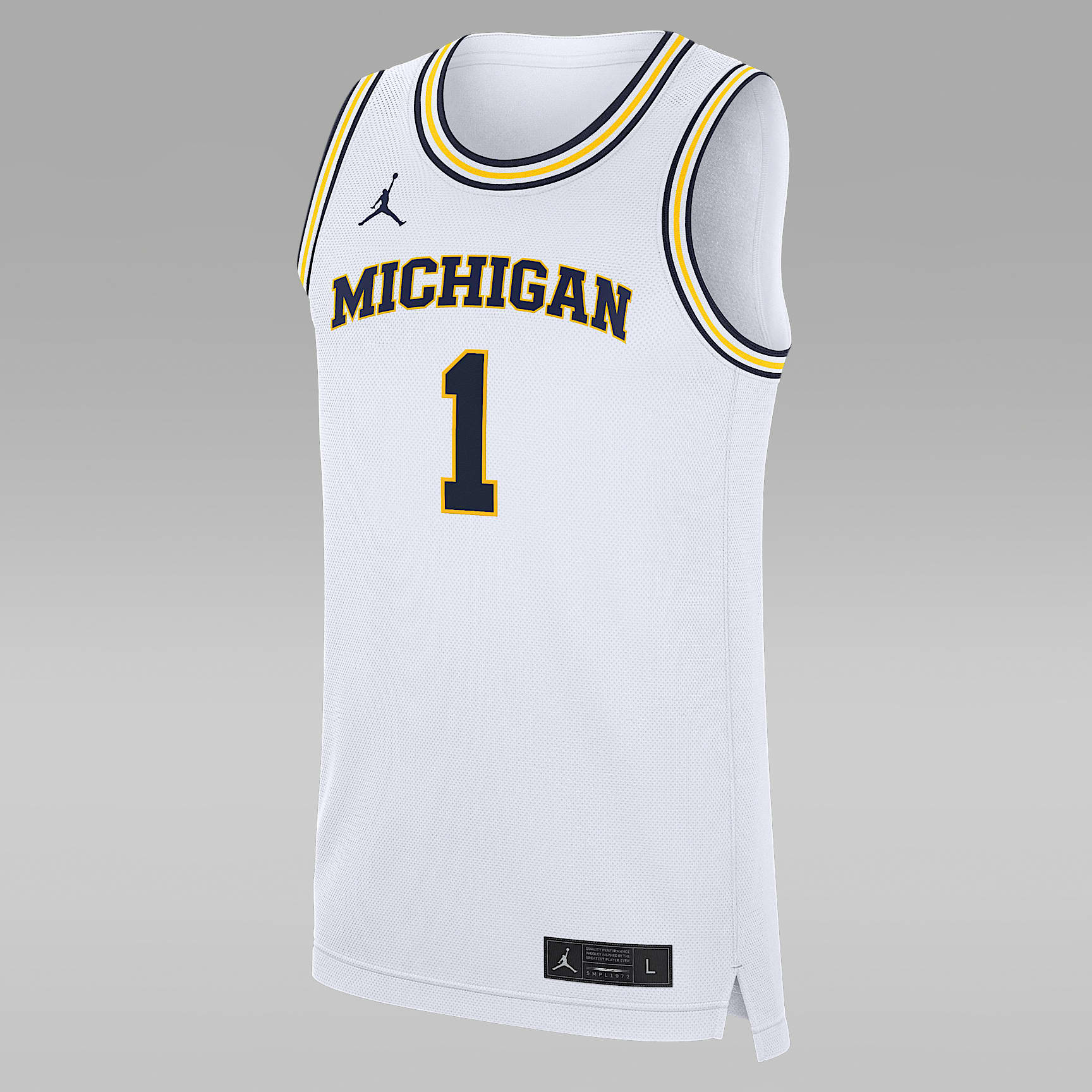 Michigan Wolverines Replica Men's Jordan Brand College Basketball Jersey