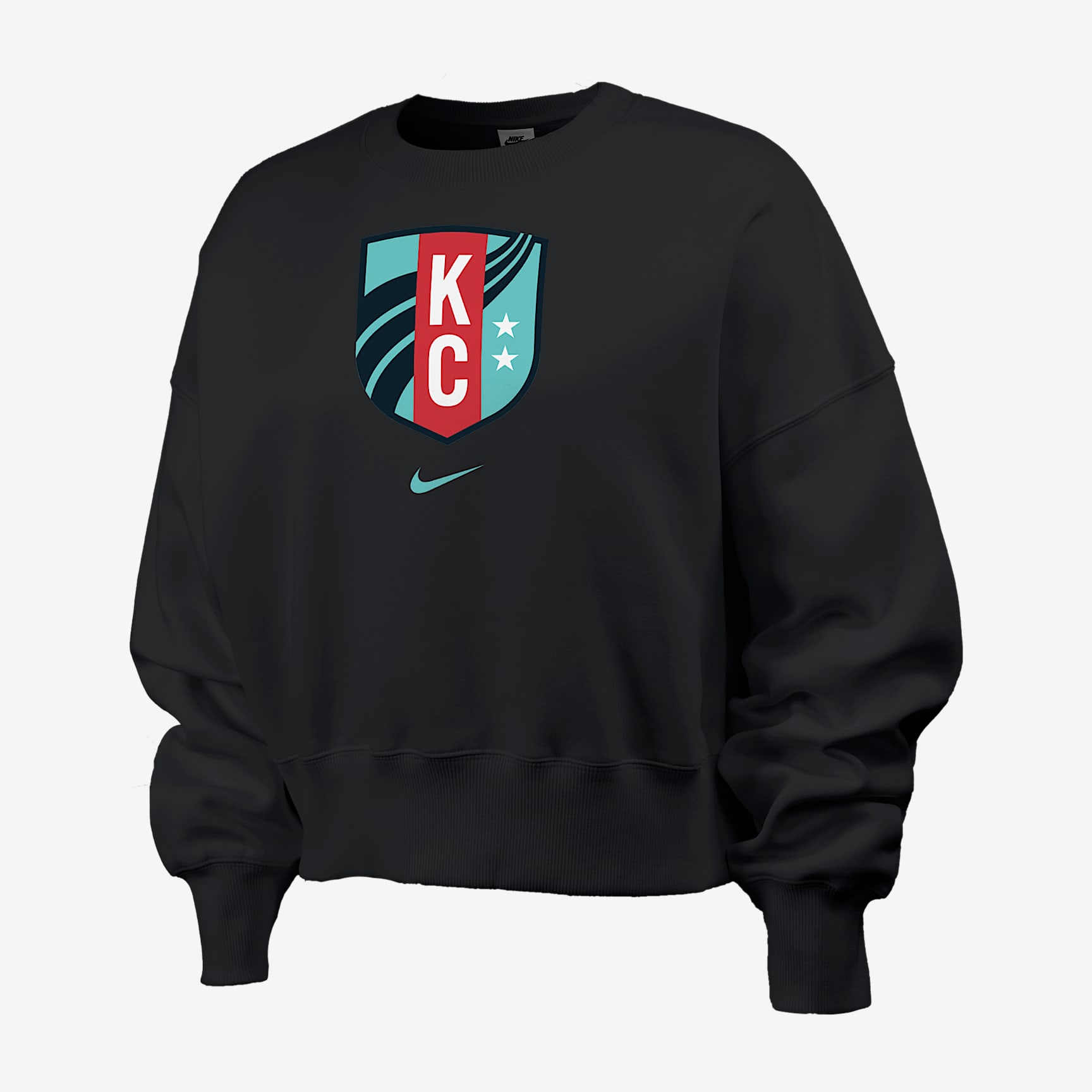 Kansas City Current Phoenix Fleece Women's Nike NWSL Crew-Neck Sweatshirt