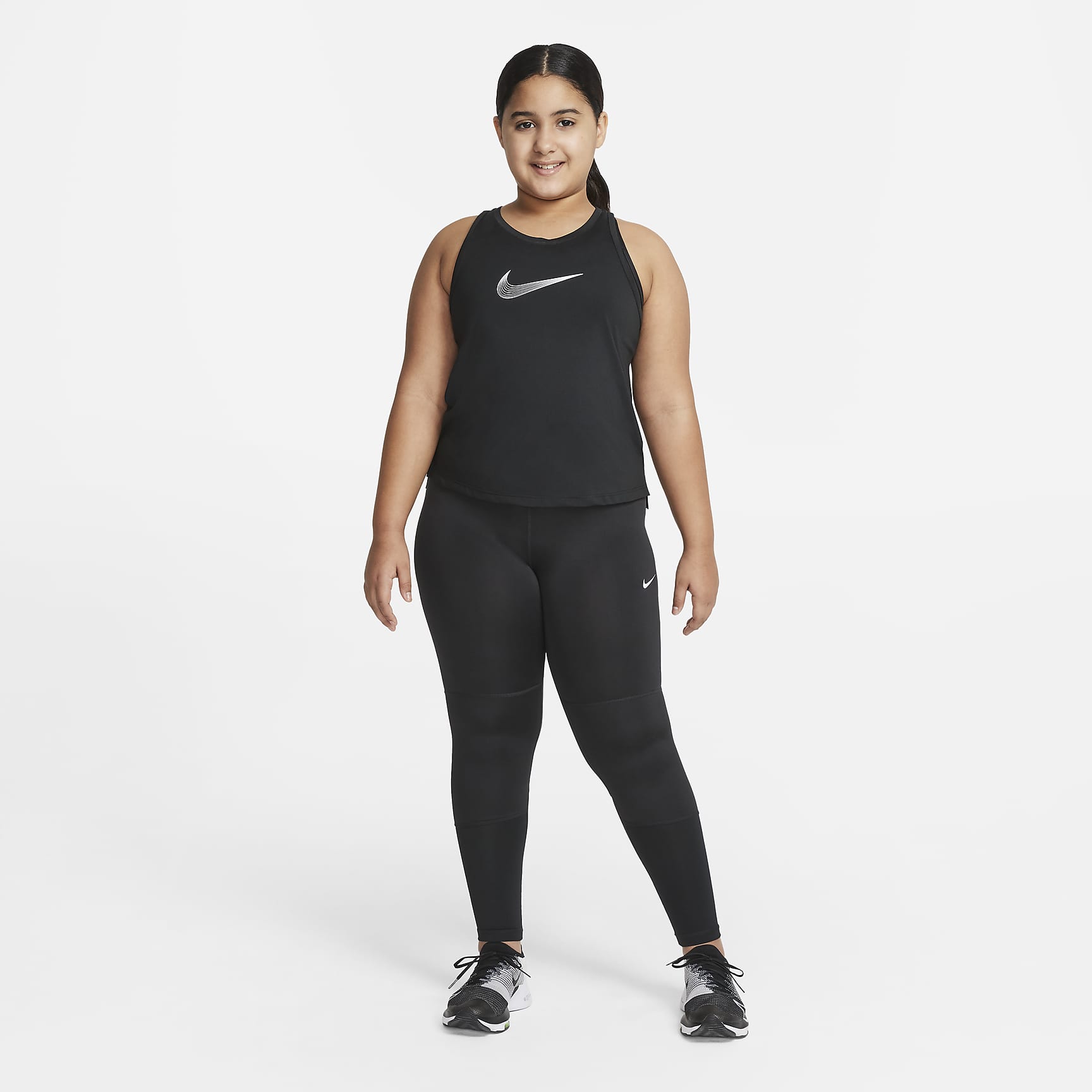 Nike Pro Dri-FIT Big Kids' (Girls') Leggings (Extended Size)
