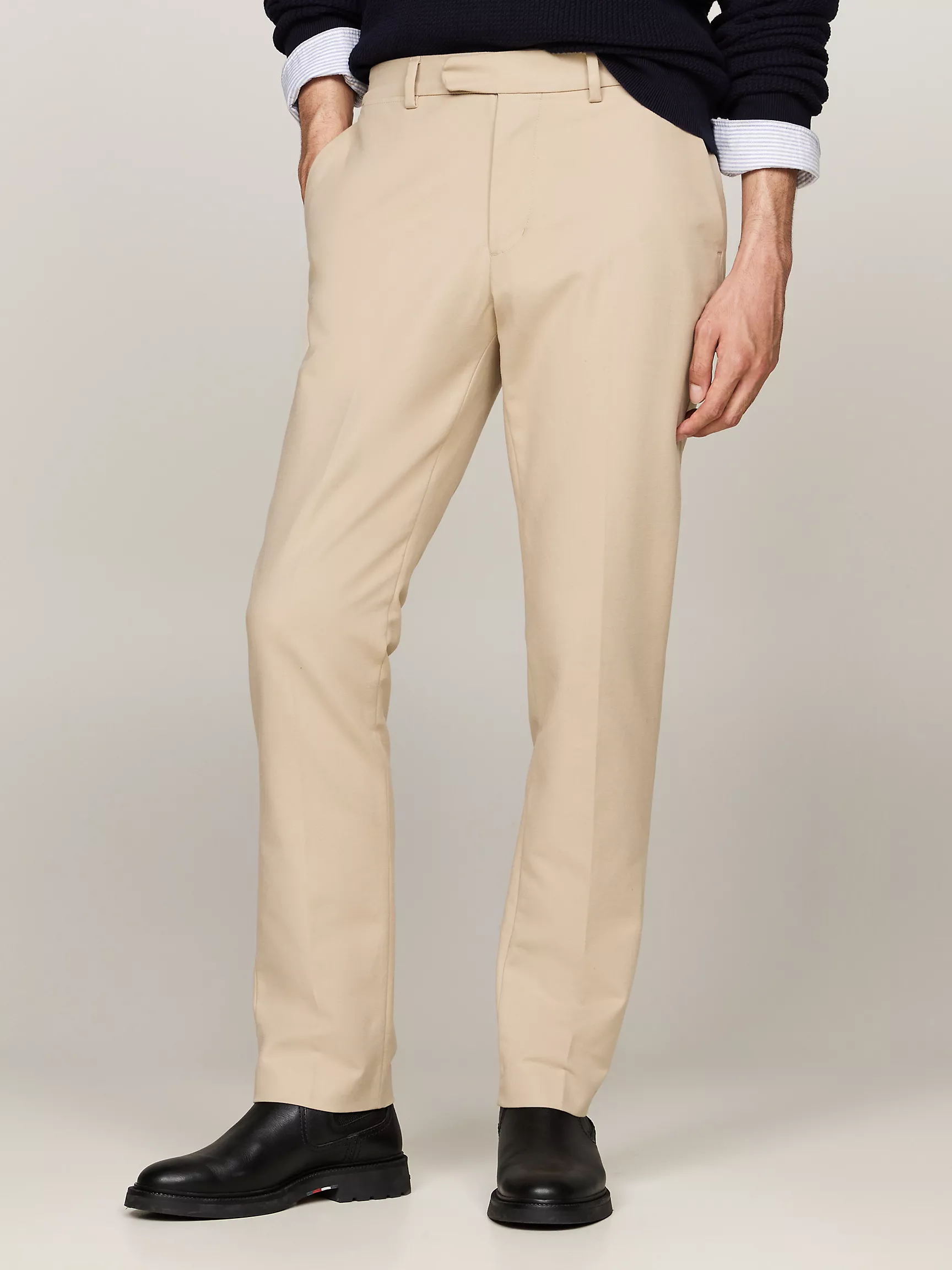 Мужские брюки Tommy Hilfiger, Прямые брюки чинос из эластичного хлопка