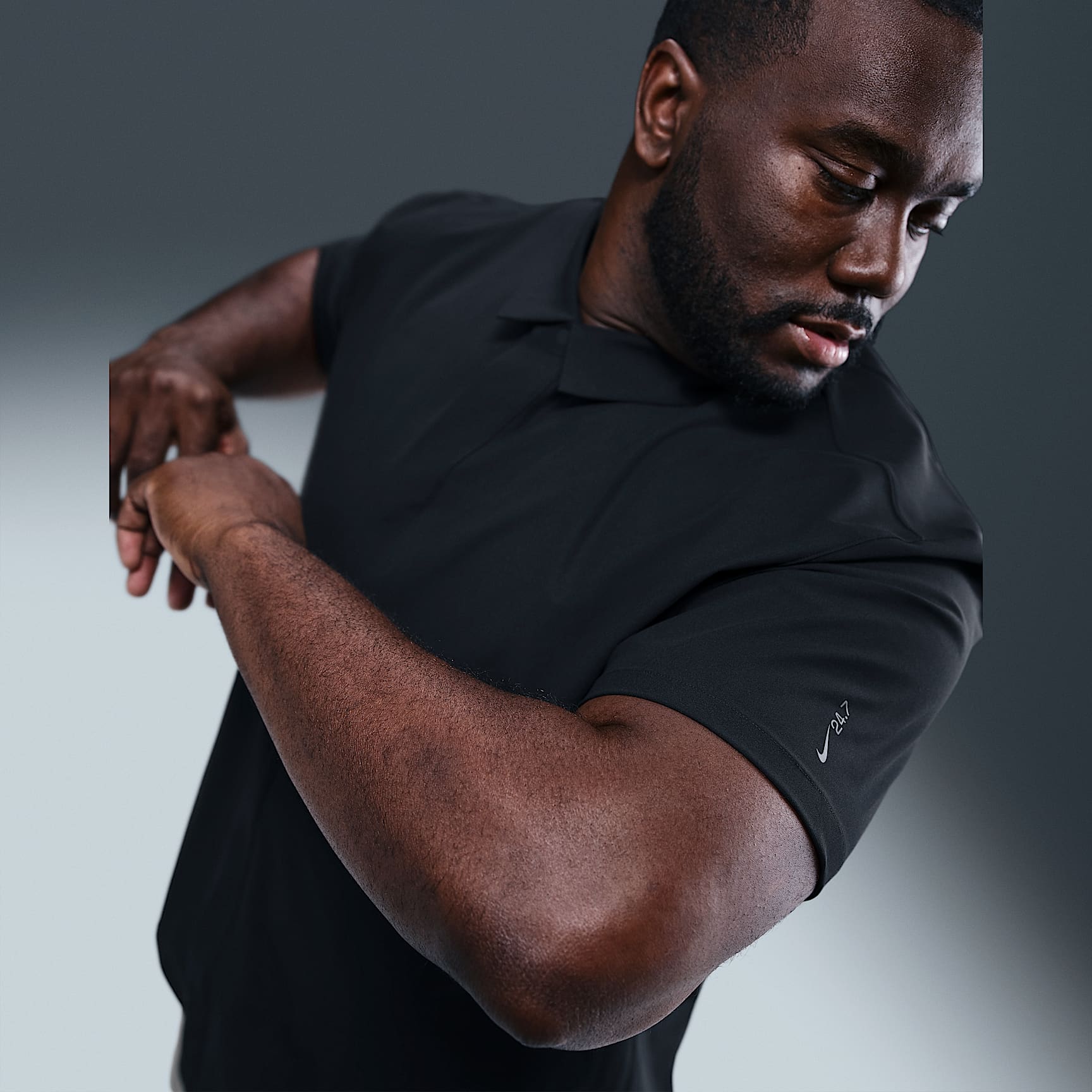 Nike 24.7 PerfectStretch Men's Dri-FIT Short-Sleeve Button-Down Top